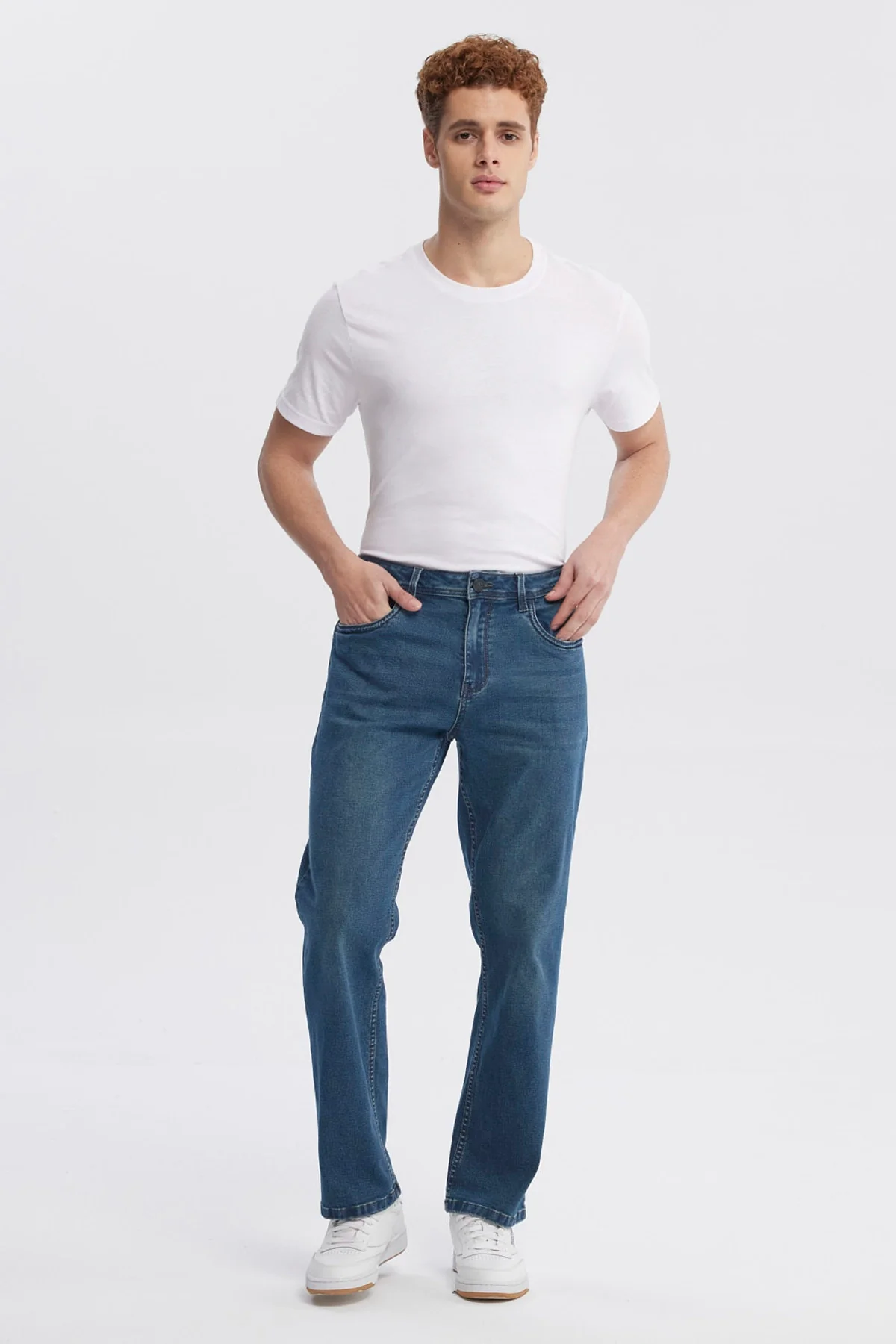Jeans Hombre 605 Straight Azul - Image 4