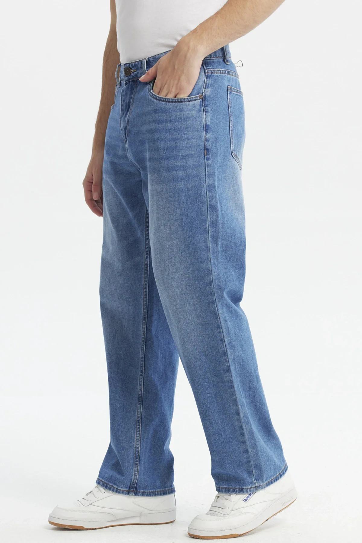 Jeans Hombre 643 Calce Recto Azul - Image 2