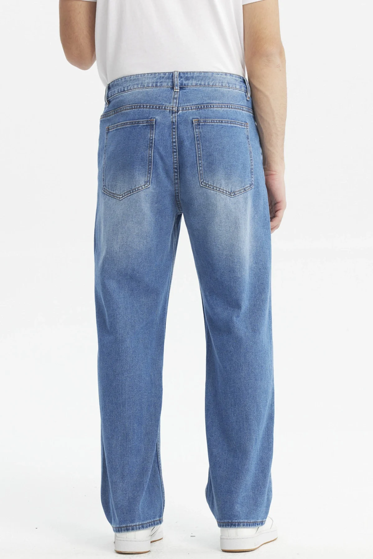 Jeans Hombre 643 Calce Recto Azul - Image 3