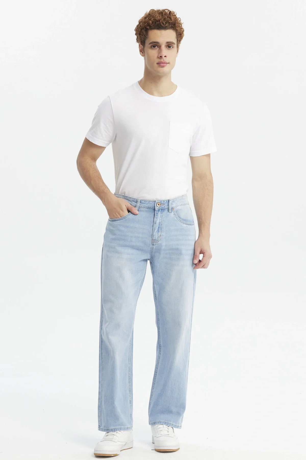 Jeans Hombre 643 Calce Recto Azul Claro - Image 4