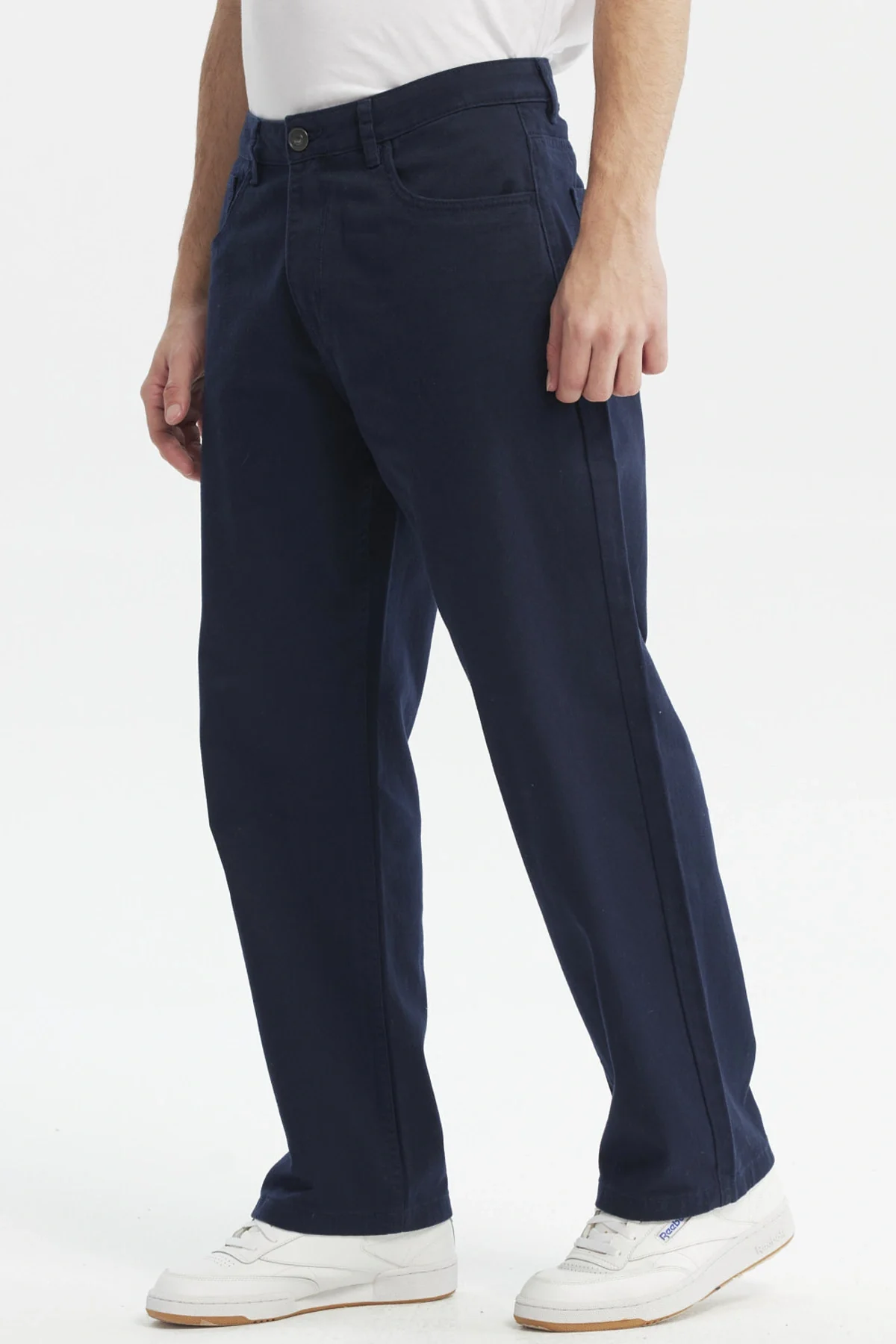 Jeans Hombre 650 Color Calce Recto Azul Marino - Image 2