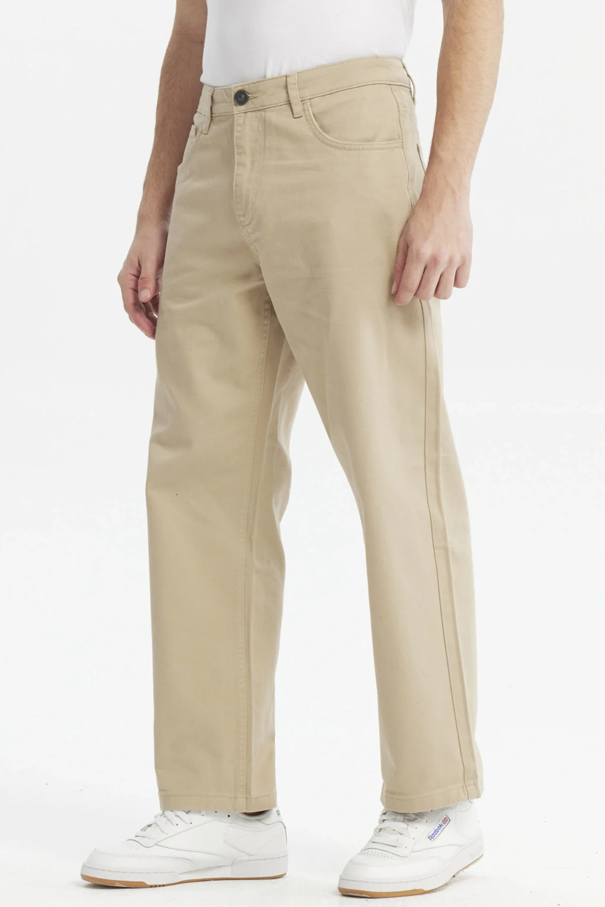 Jeans Hombre 650 Color Calce Recto Beige - Image 2