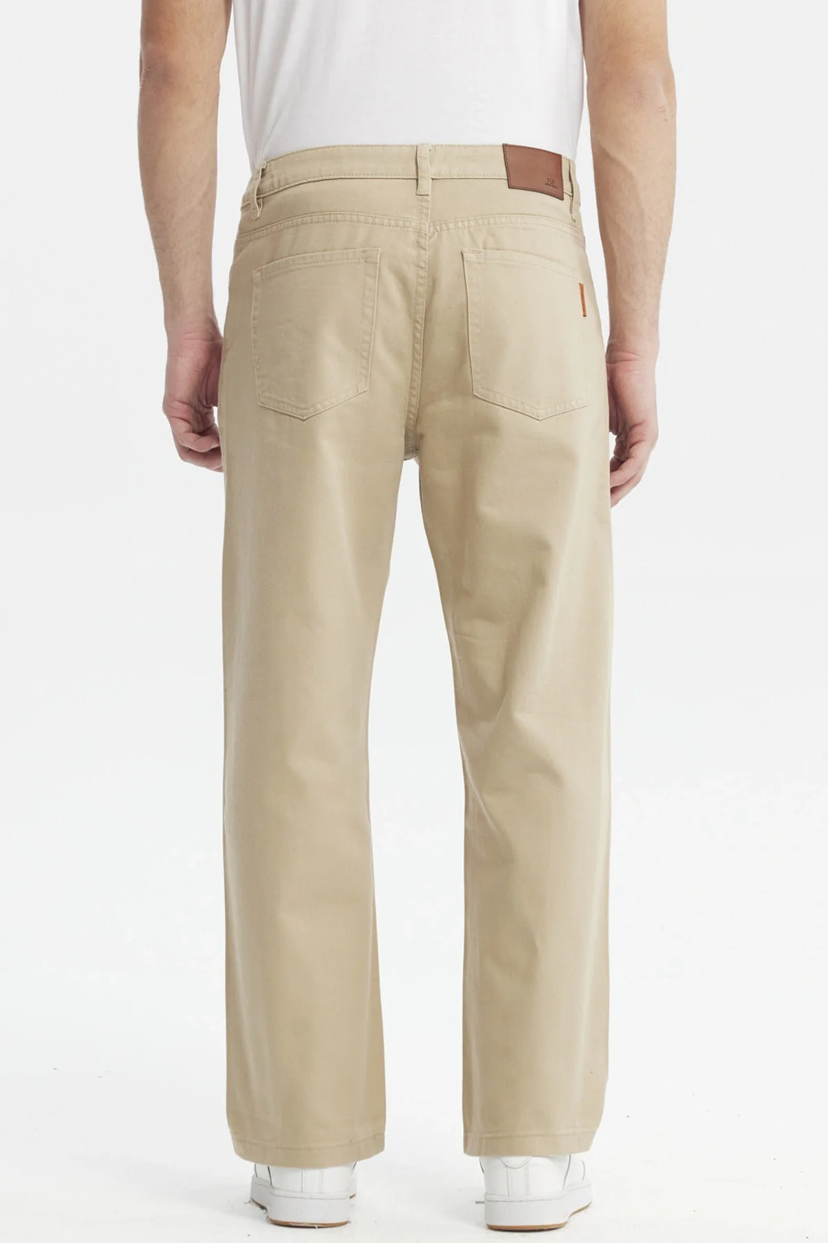 Jeans Hombre 650 Color Calce Recto Beige - Image 3