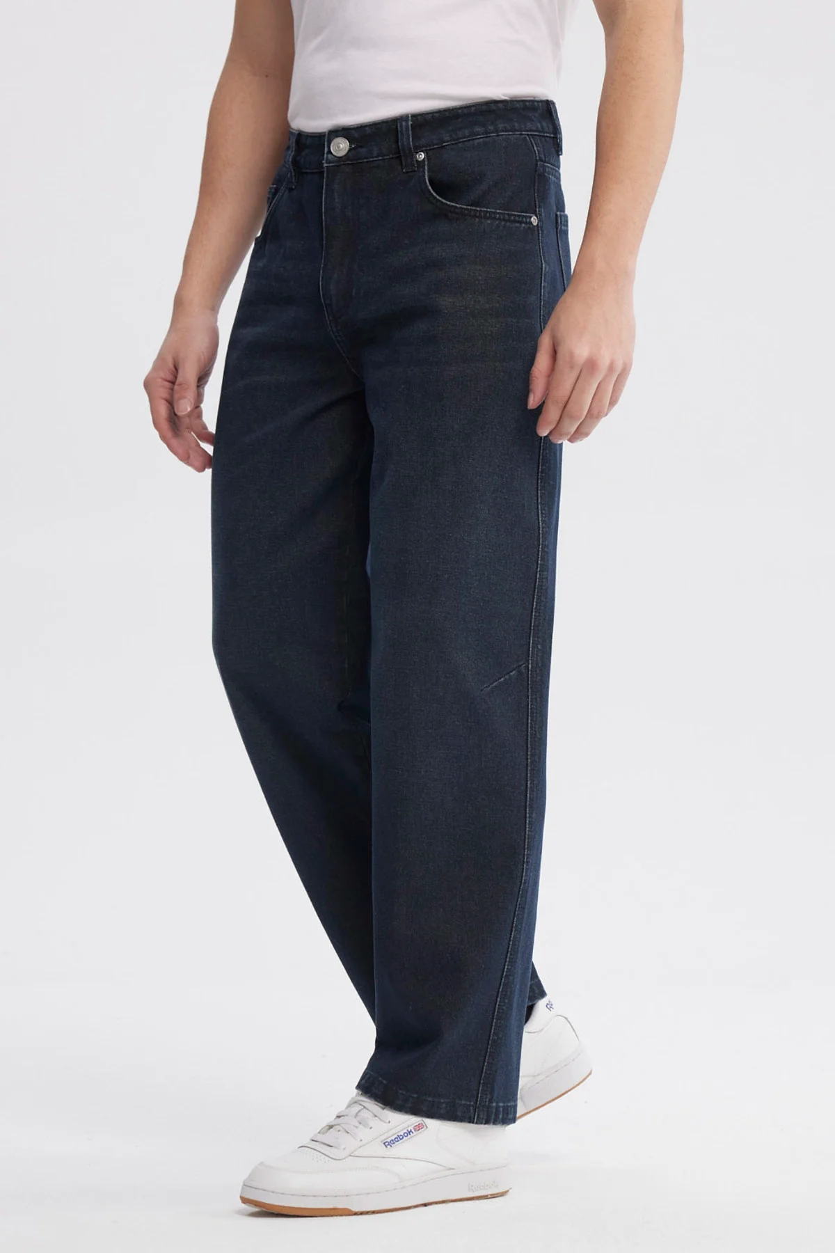 Jeans Hombre Baggy Azul Oscuro - Image 2