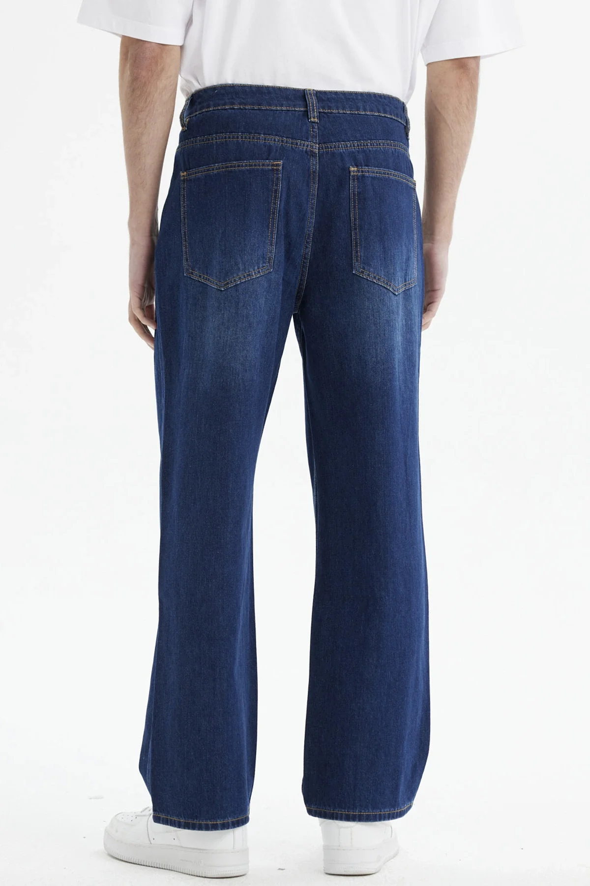 Jeans Hombre Calce Recto Pinza Azul - Image 3
