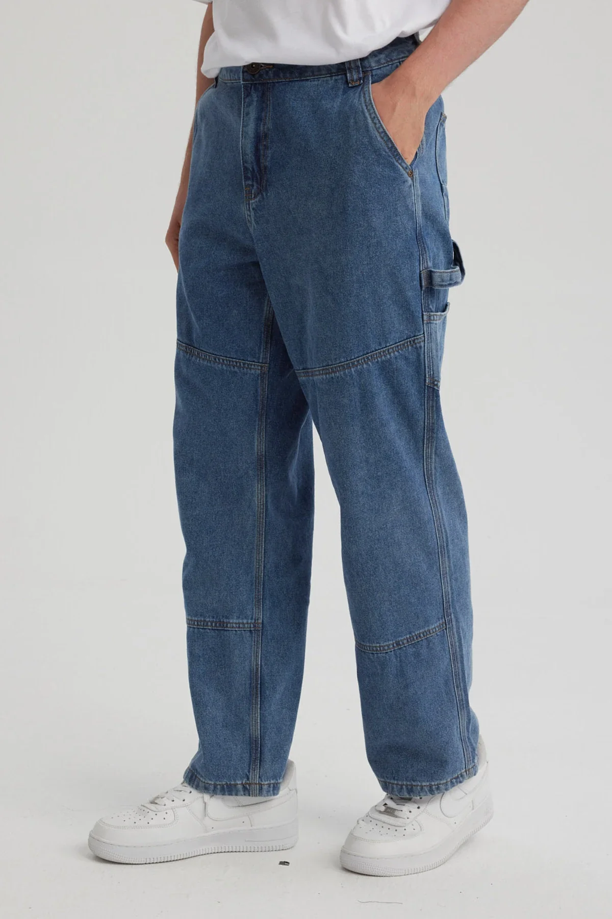 Jeans Hombre Recto Moda Azul - Image 2
