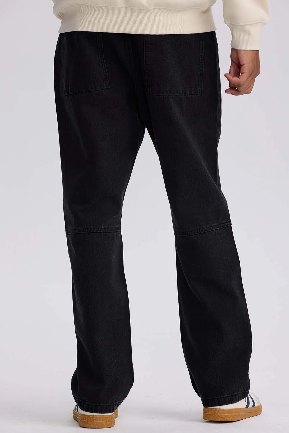 Jeans Hombre Retro Skater Negro - Image 3