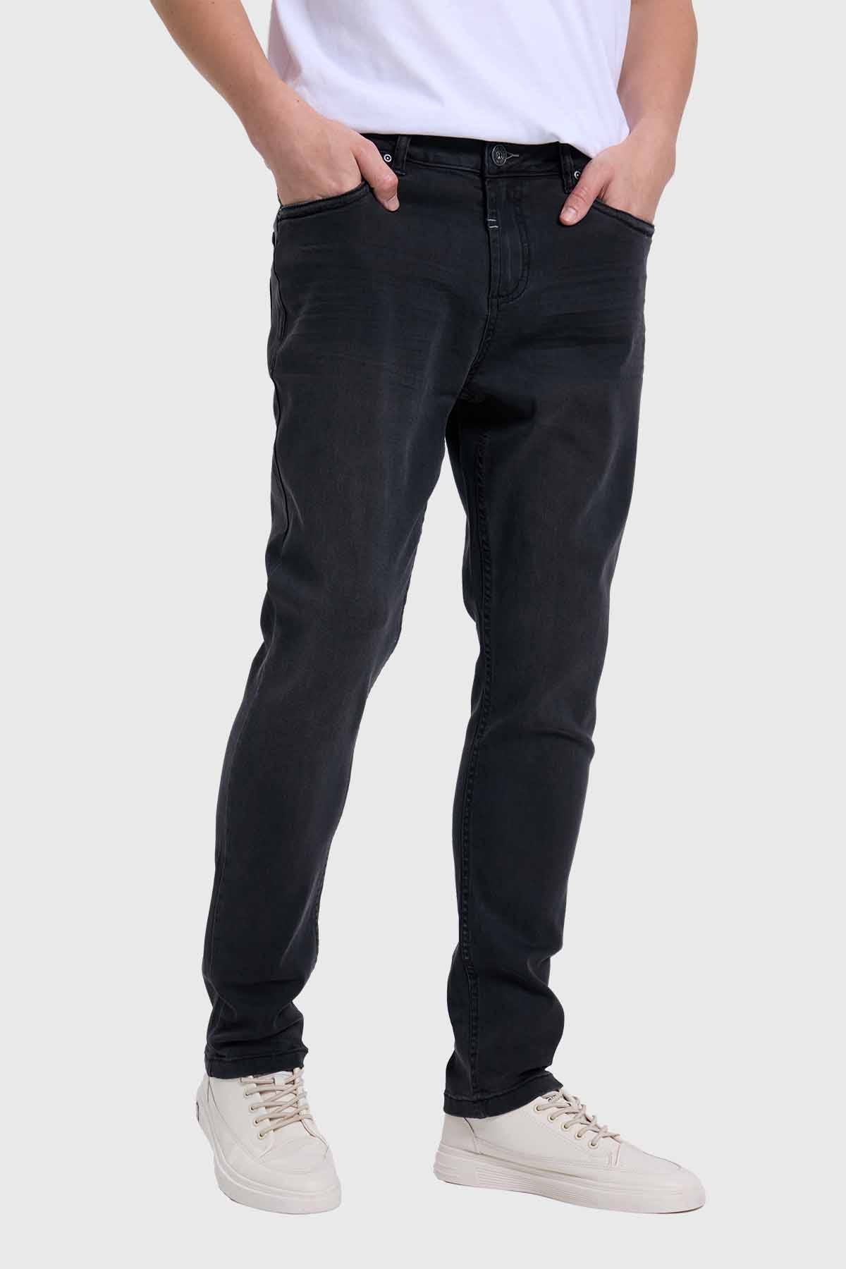 Jeans Hombre Skinny Negro - Image 2