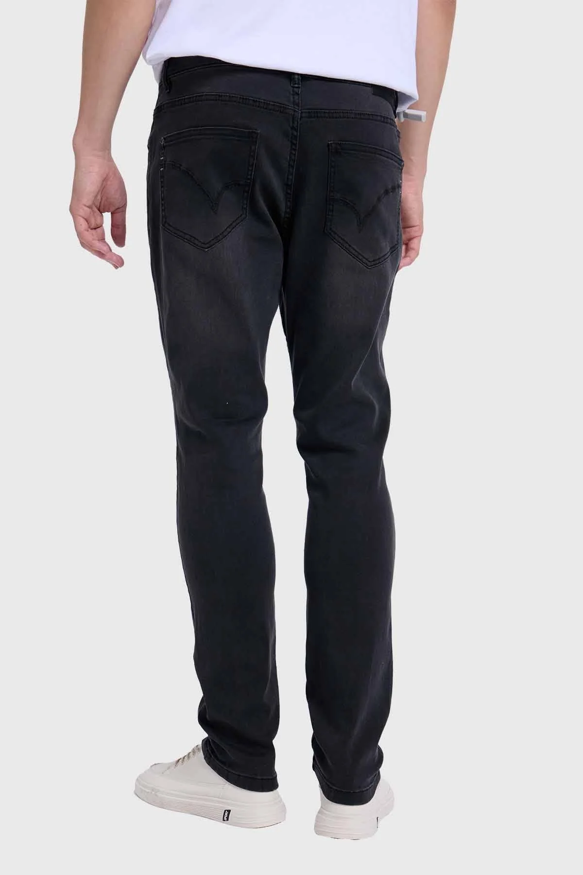 Jeans Hombre Skinny Negro - Image 3