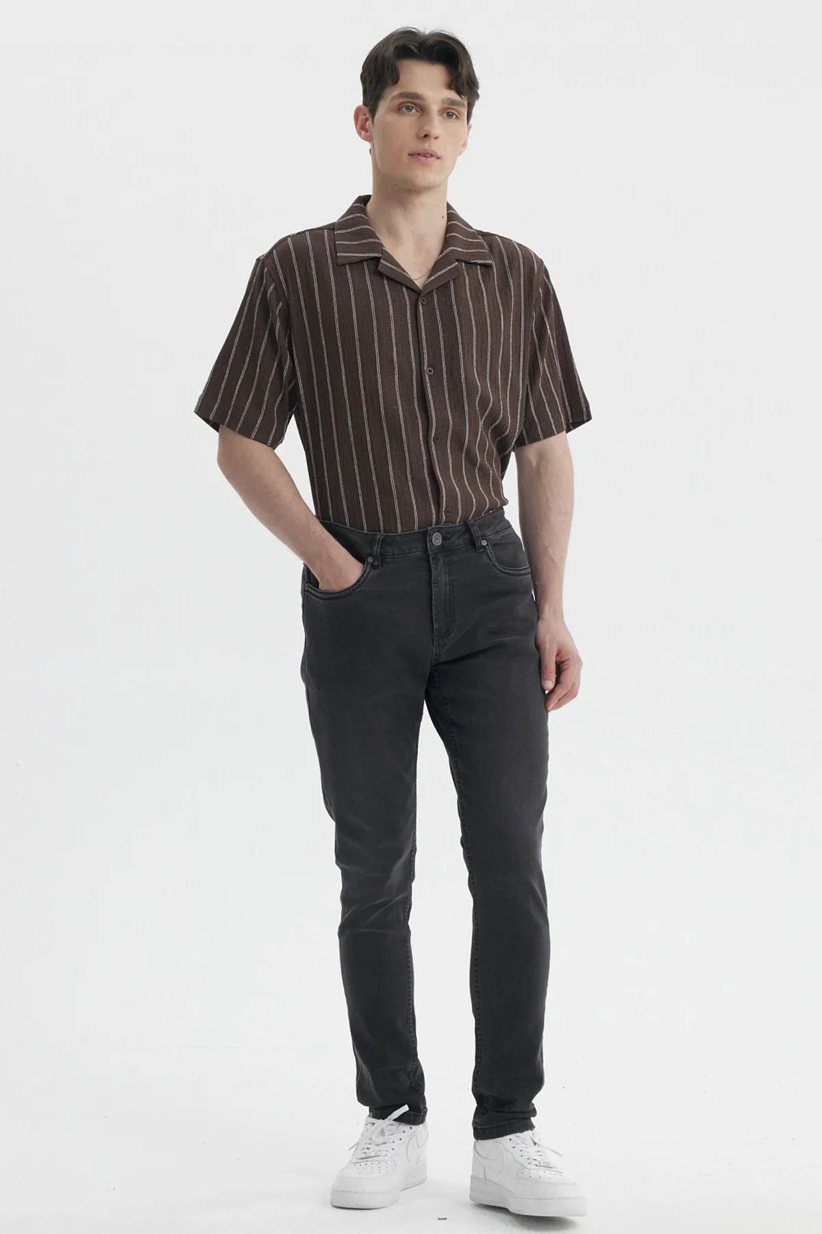 Jeans Hombre Skinny 101 Negro - Image 4
