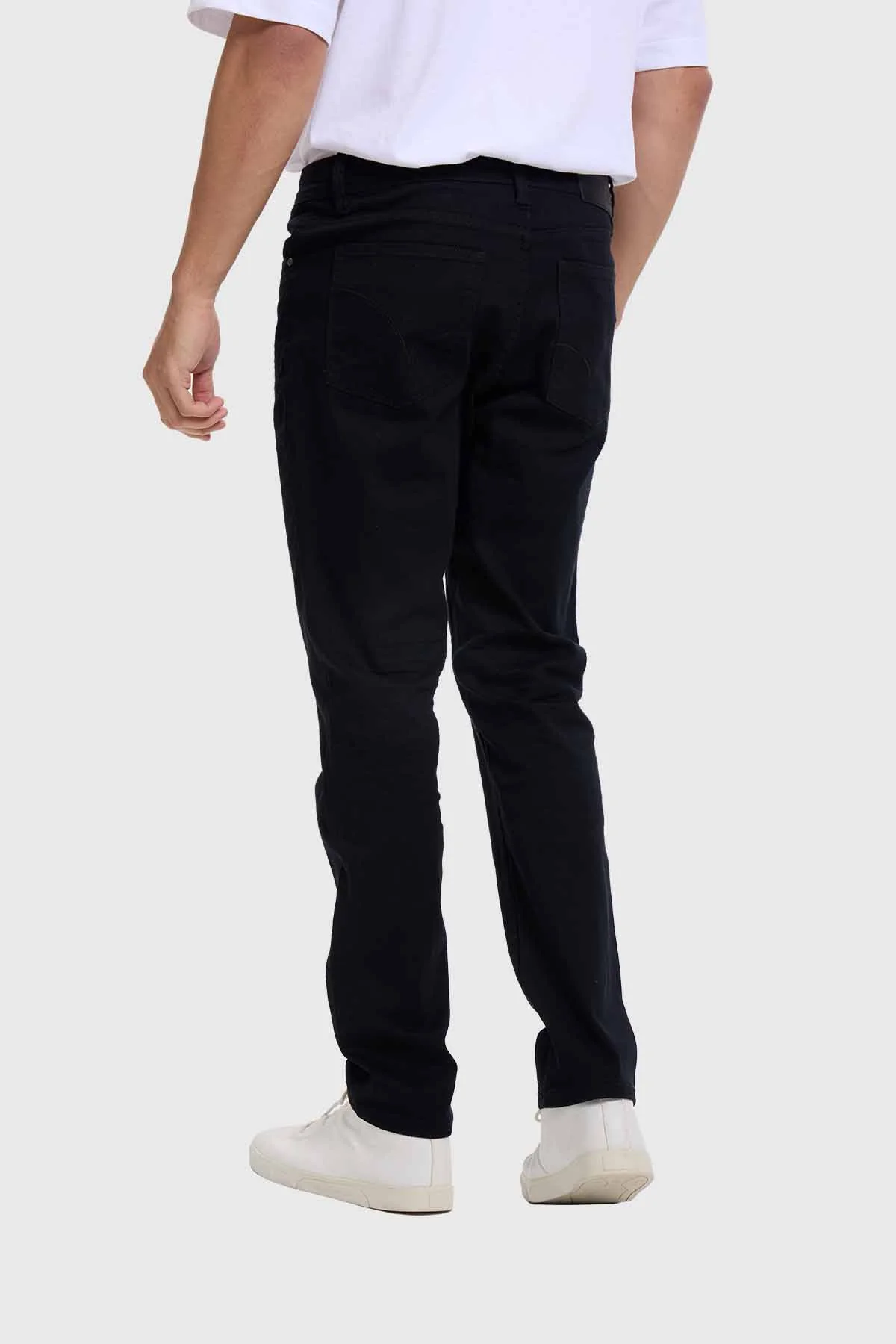 Jeans Hombre Skinny Negro - Image 3
