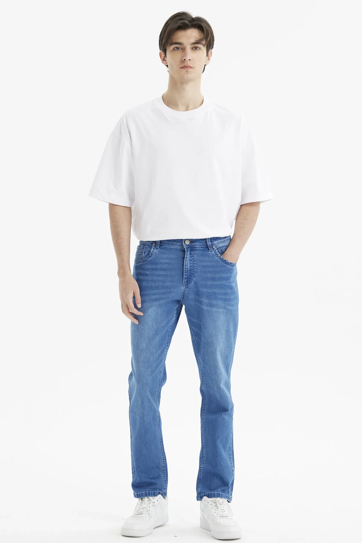 Jeans Hombre Slim 701 Azul - Image 4