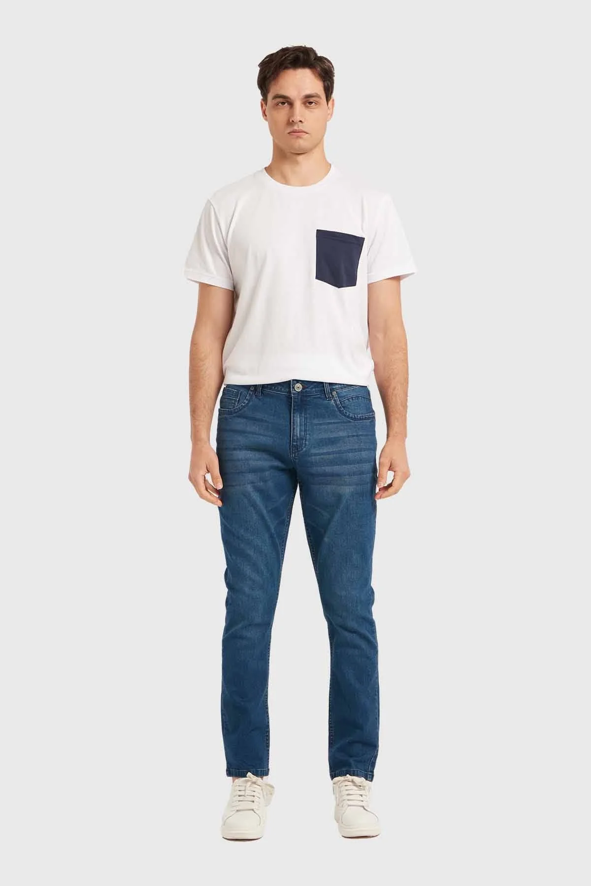 Jeans Hombre Slim Azul - Image 5