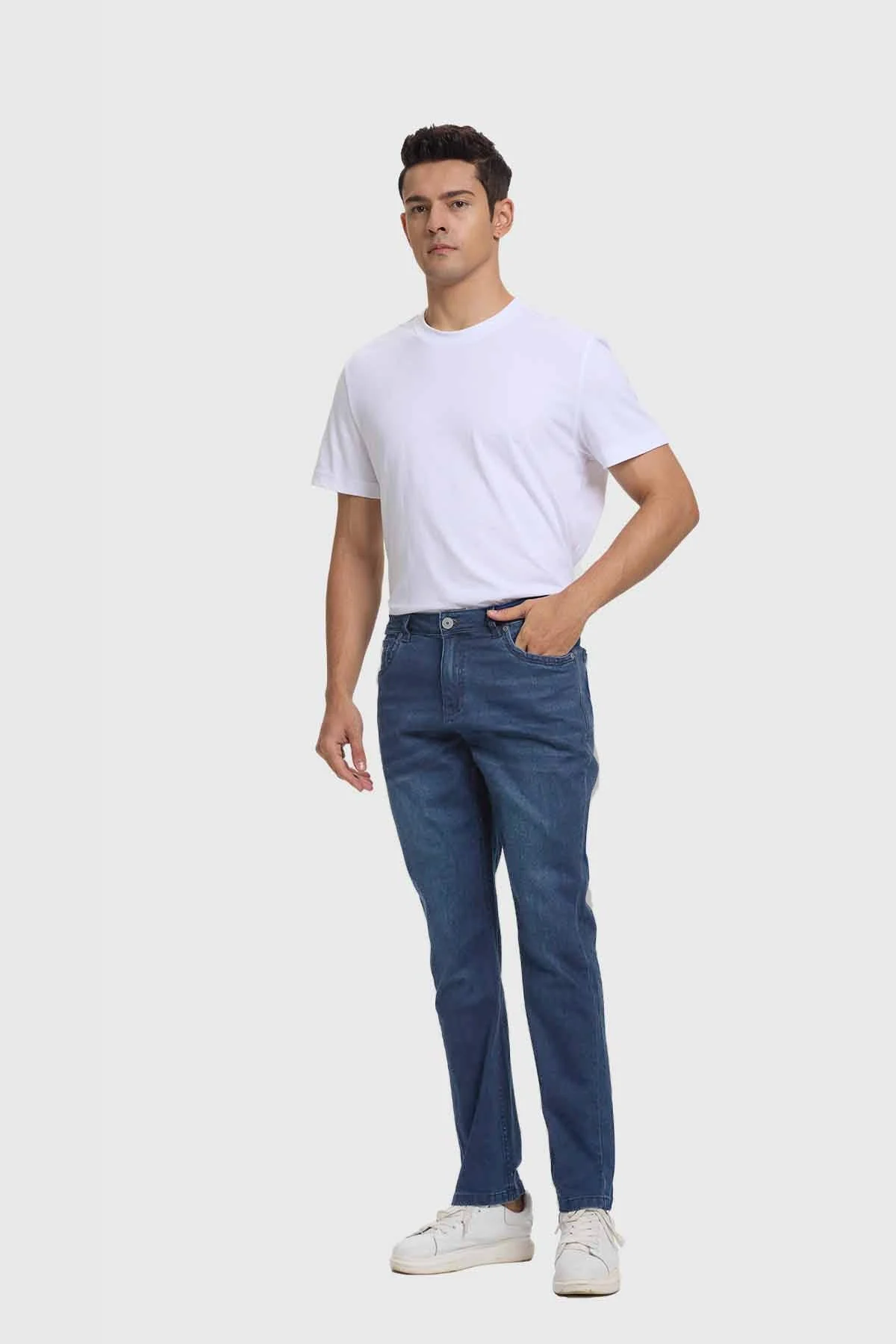 Jeans Hombre Slim Azul - Image 4