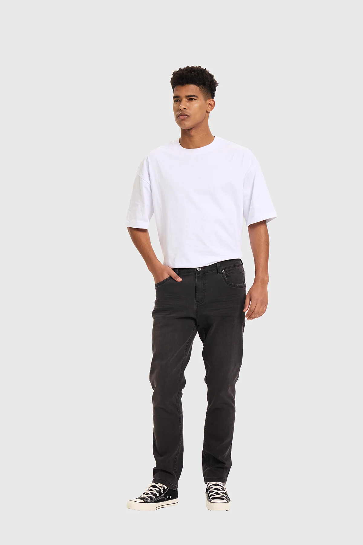 Jeans Hombre Slim 703 Negro - Image 4