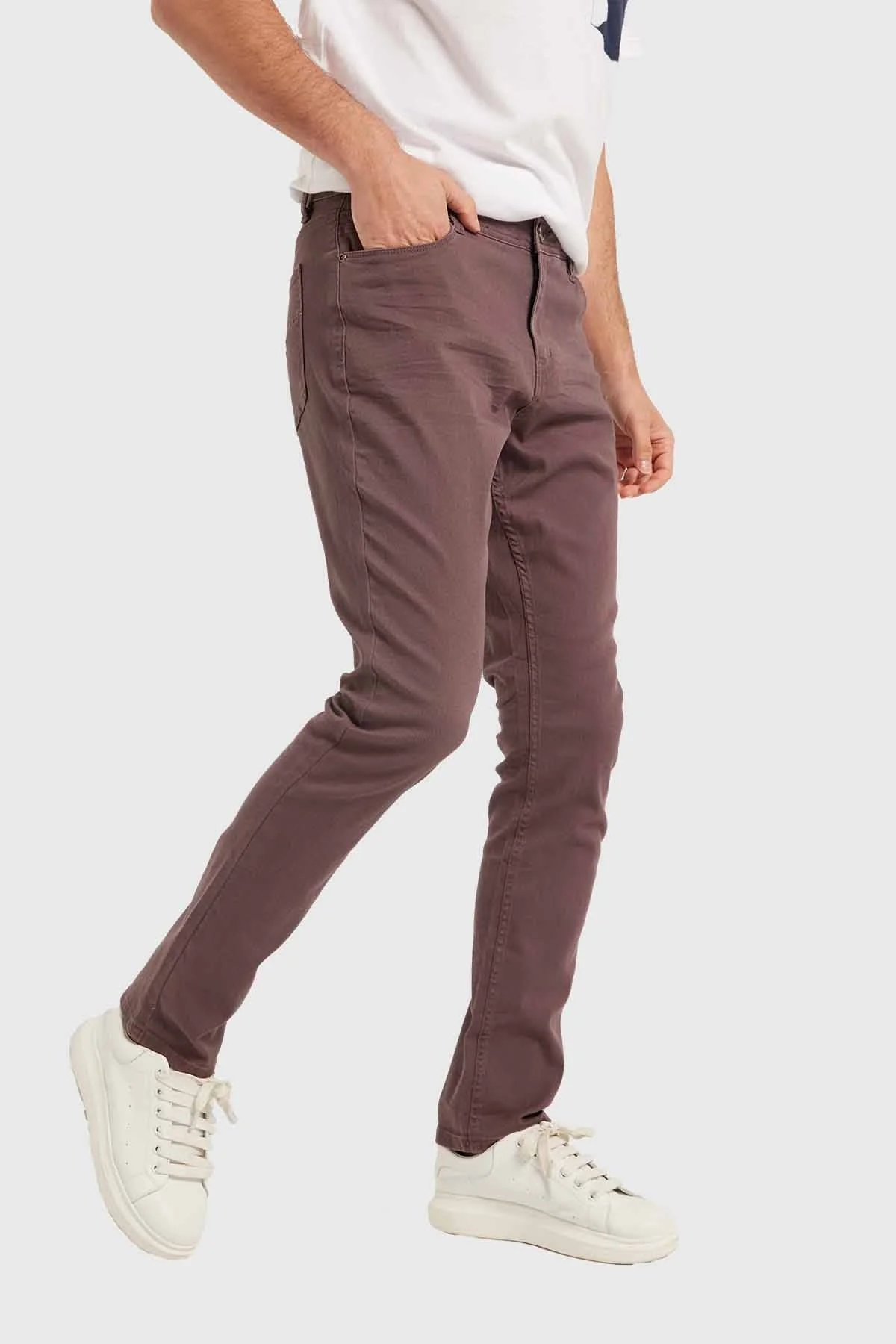 Jeans Hombre Slim Berenjena - Image 2