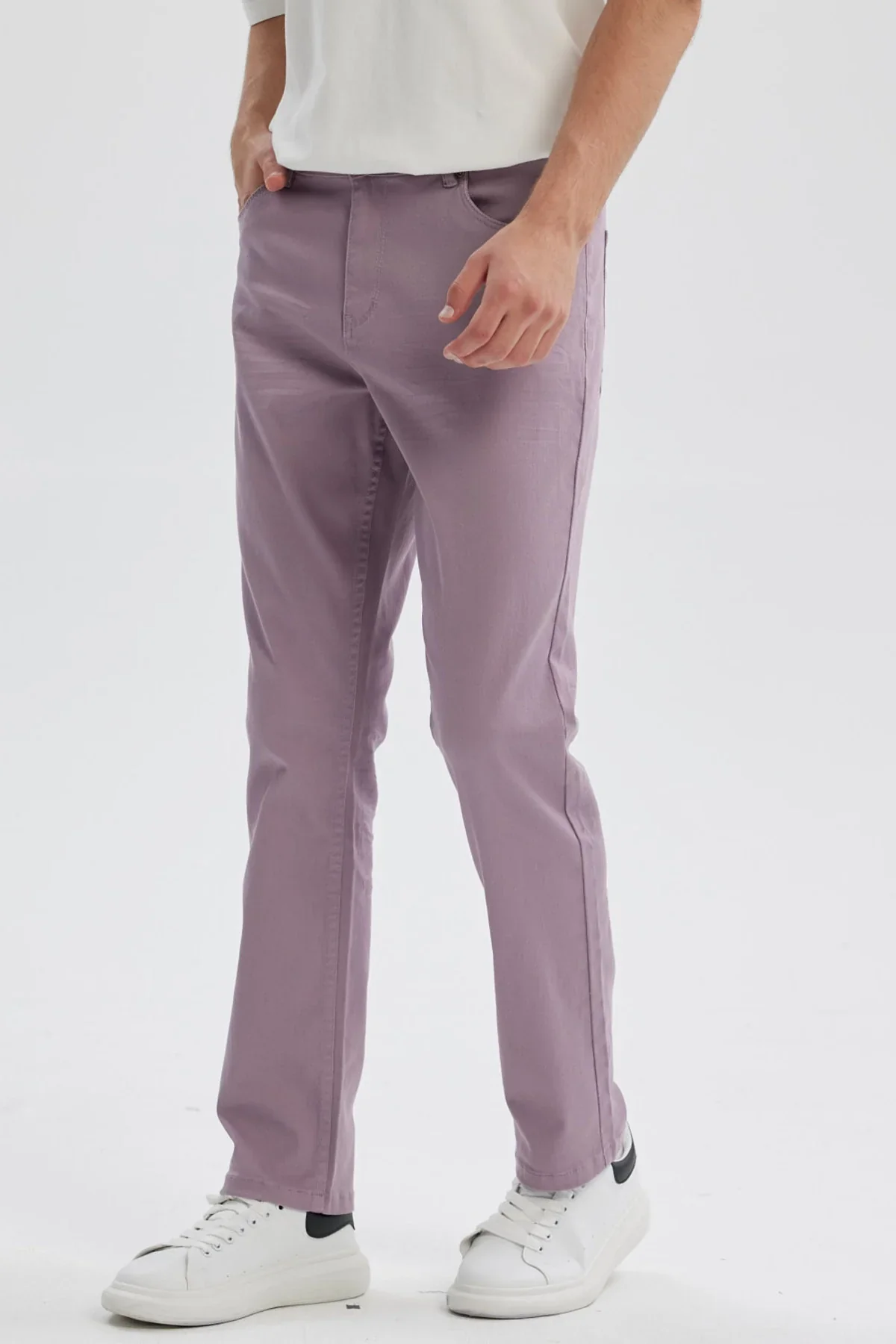 Jeans Hombre Slim Color Lila - Image 2