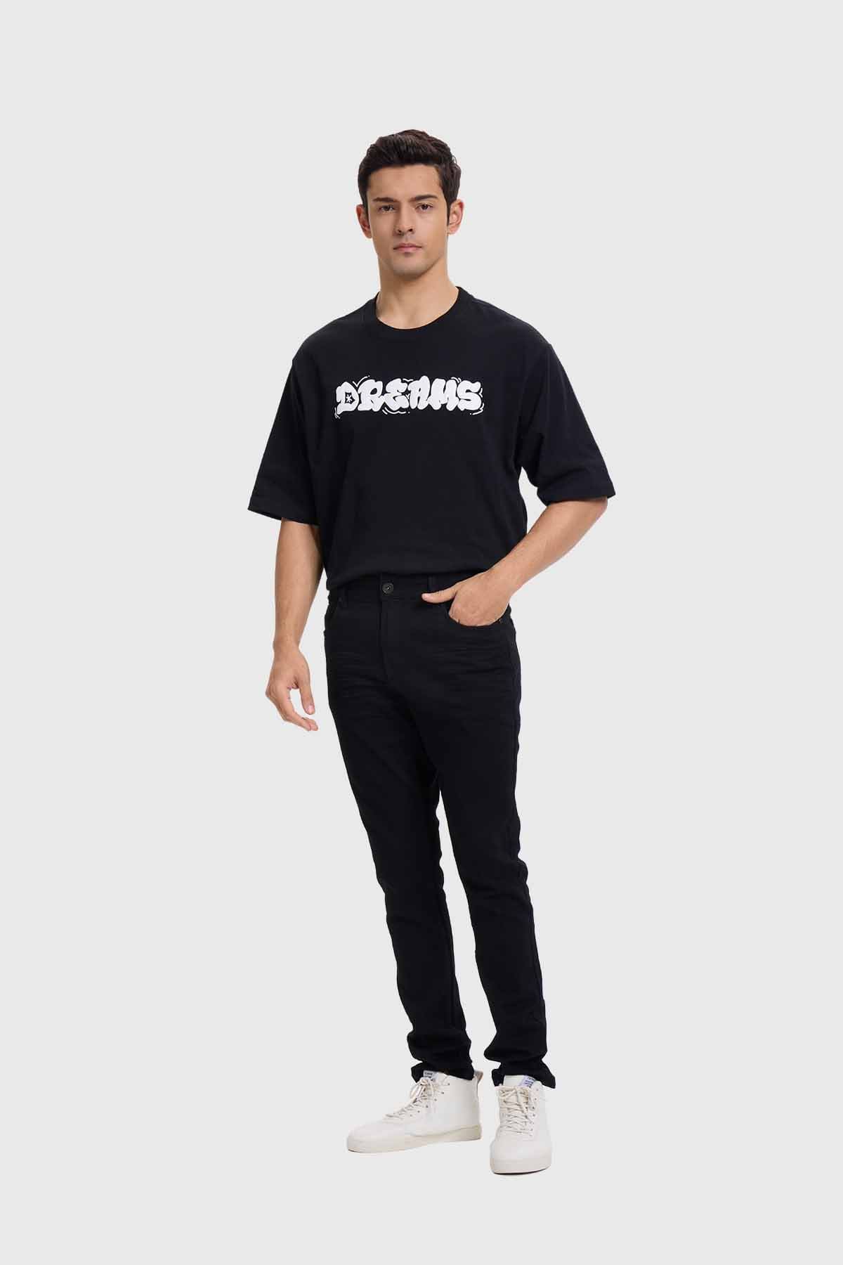 Jeans Hombre Slim Negro - Image 4