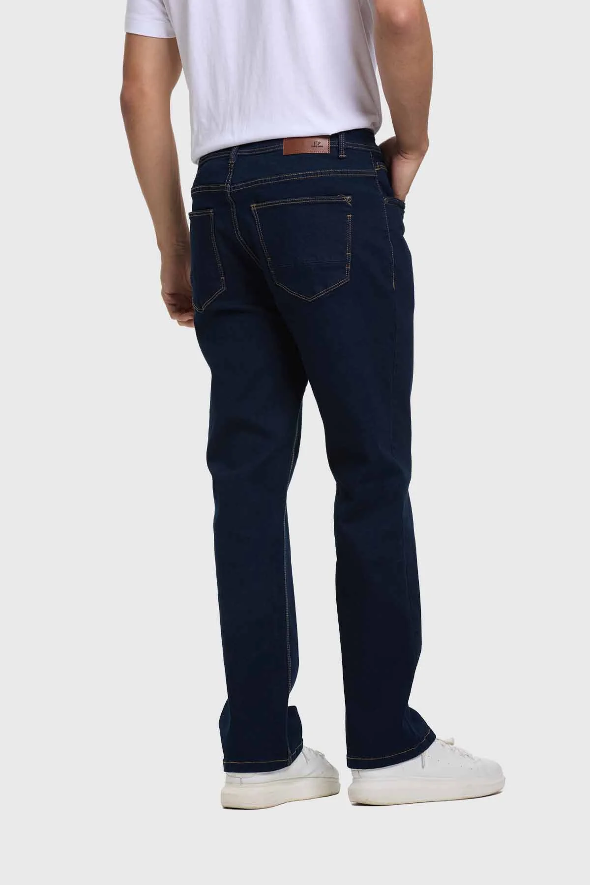 Jeans Hombre Straight Azul Oscuro - Image 3