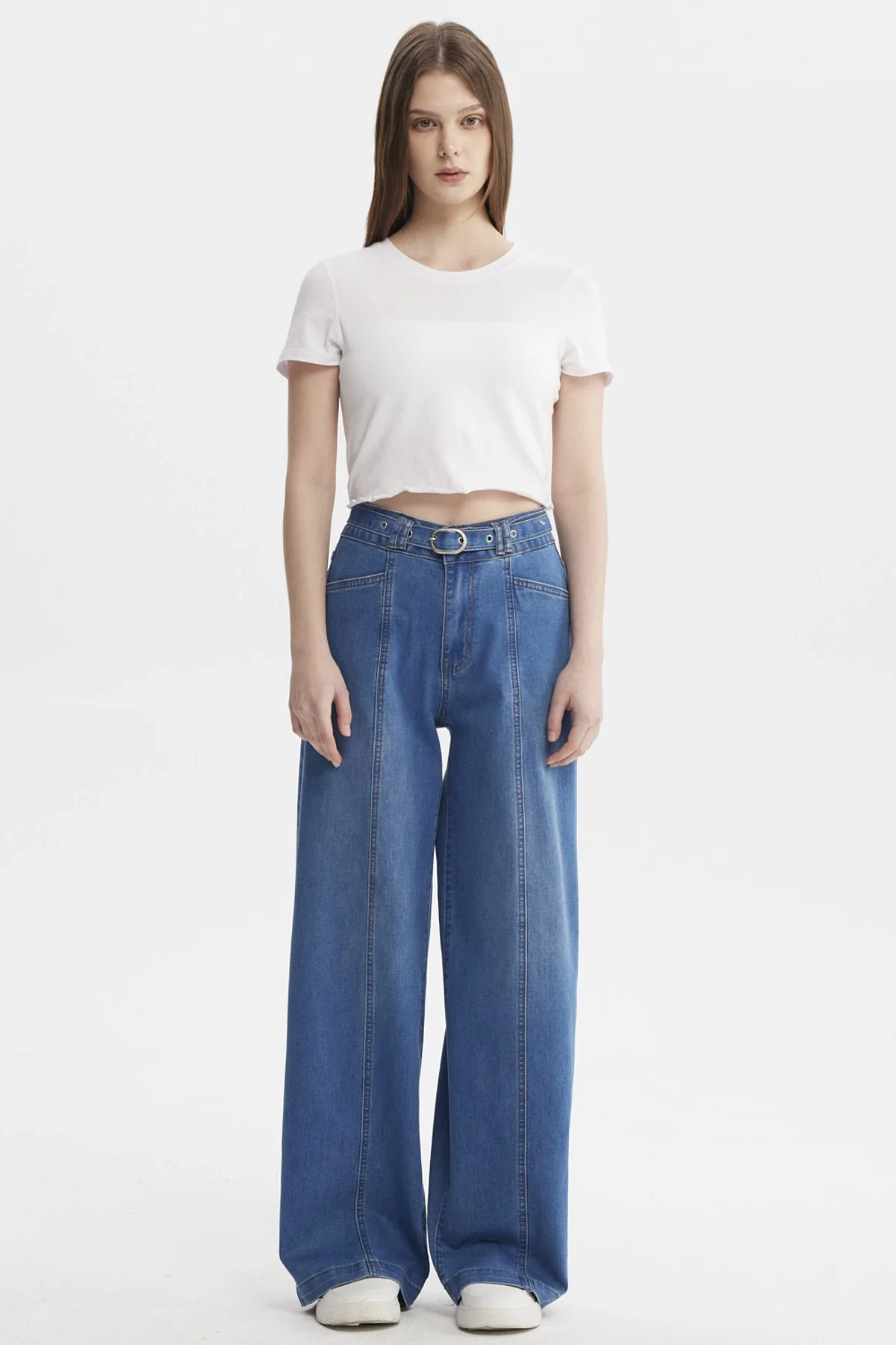 Jeans Mujer Baggy Moda Azul - Image 4