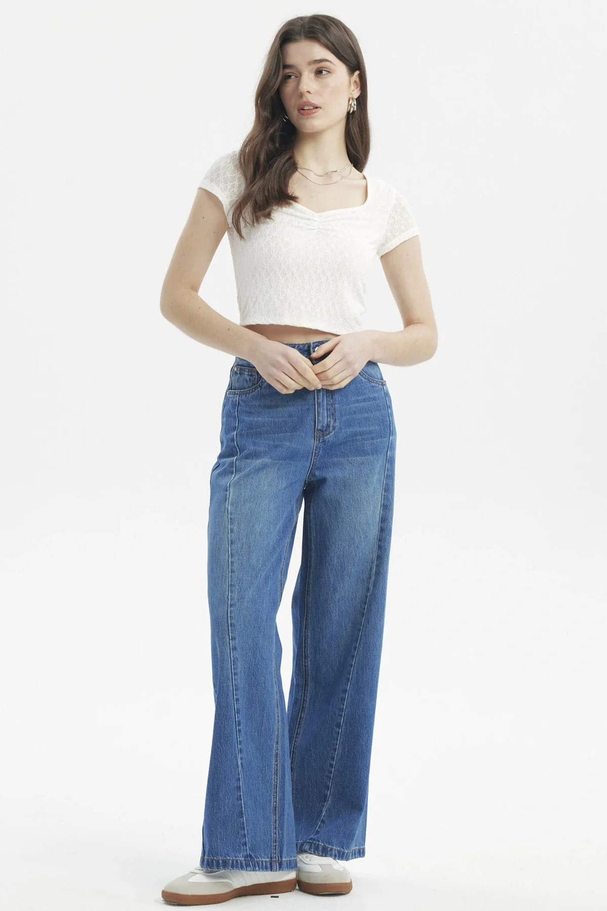 Jeans Mujer Baggy Moda Azul - Image 4