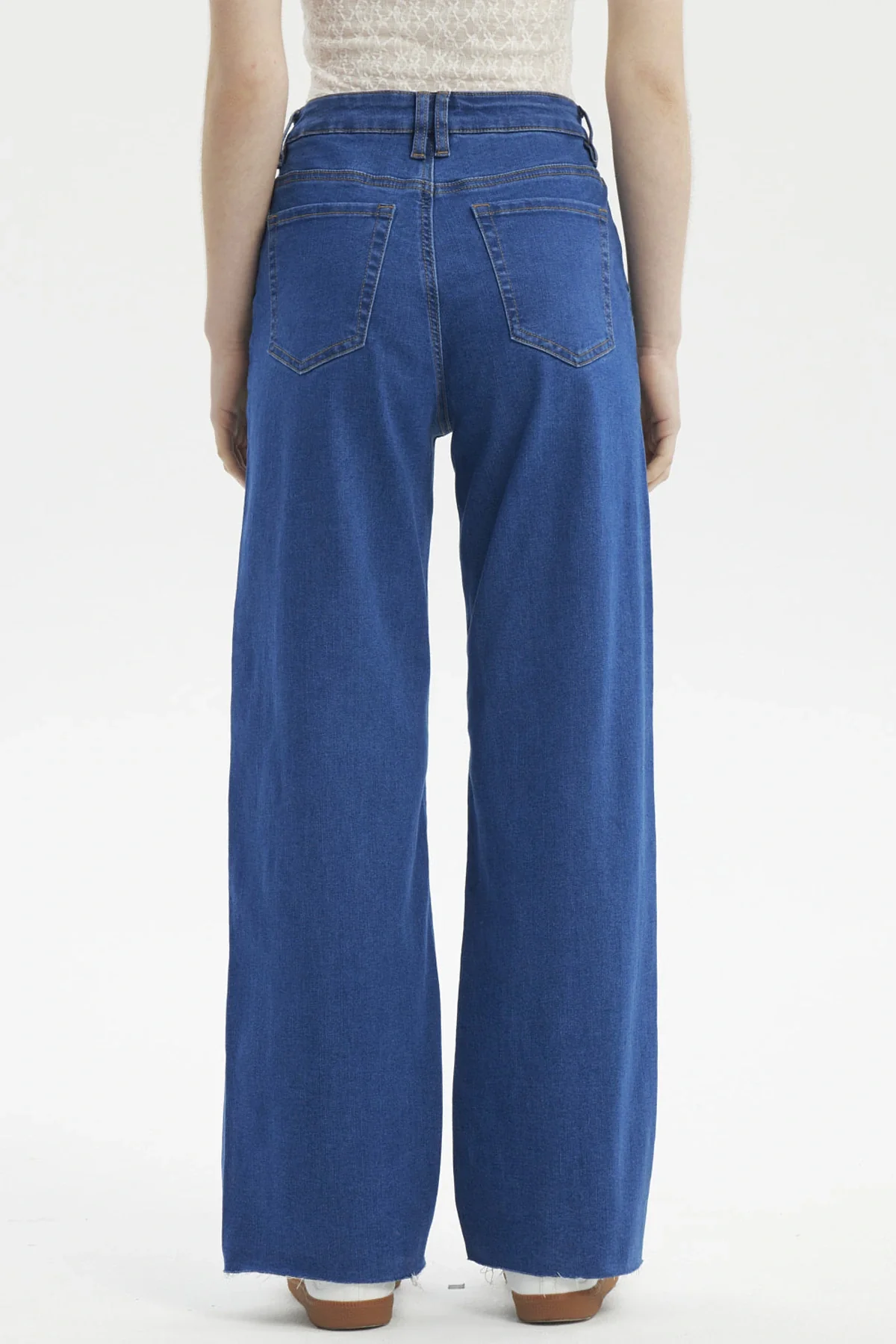 Jeans Mujer Calce Recto Azul - Image 3