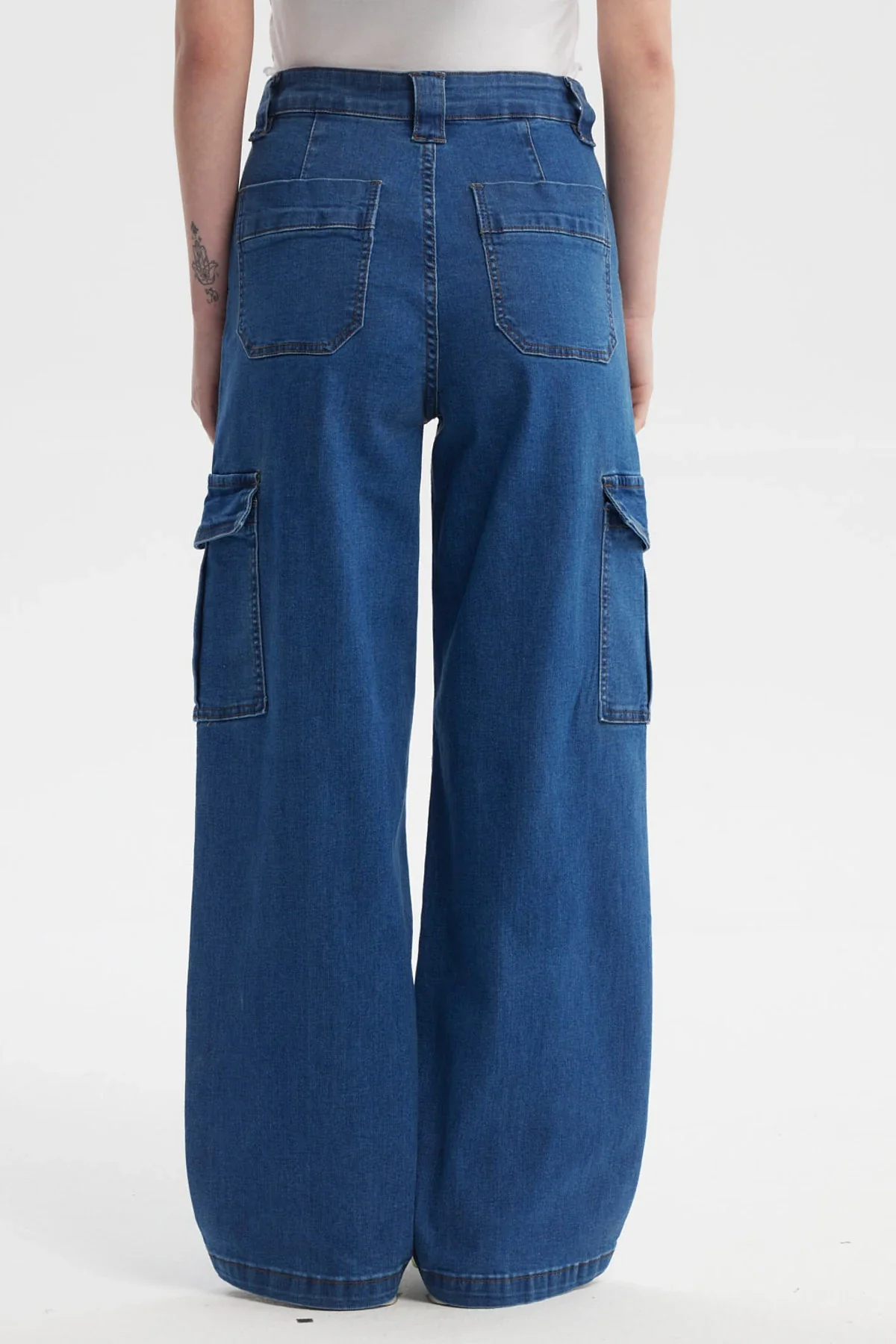 Jeans Mujer Calce Recto Azul - Image 3