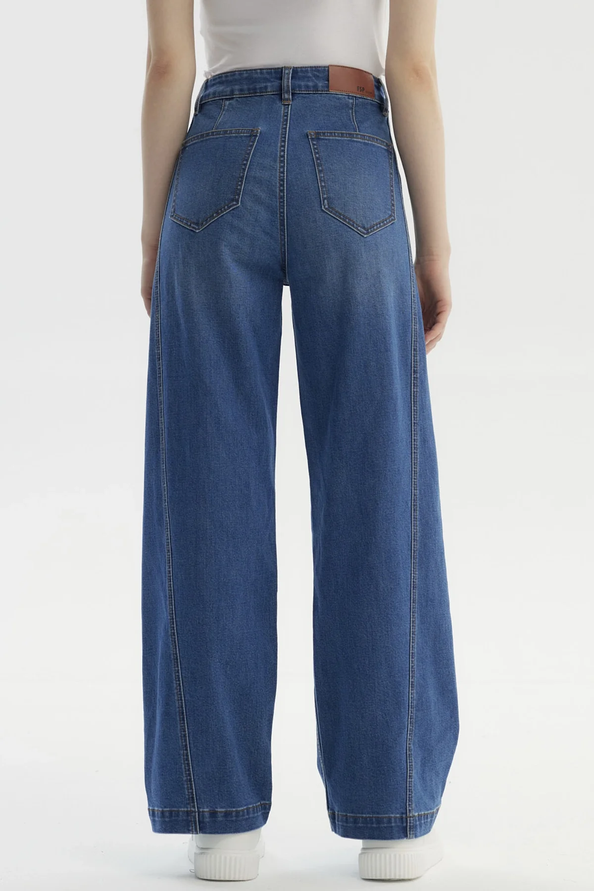 Jeans Mujer Calce Recto Azul - Image 3
