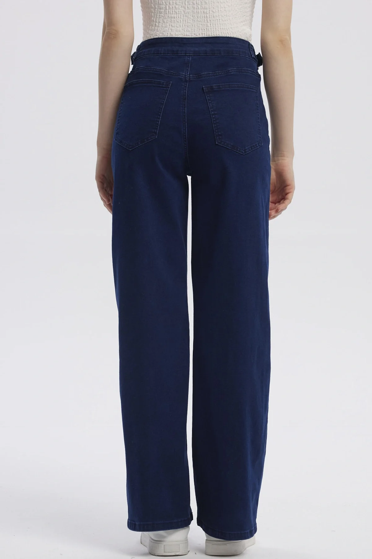 Jeans Mujer Calce Recto Azul Oscuro - Image 3