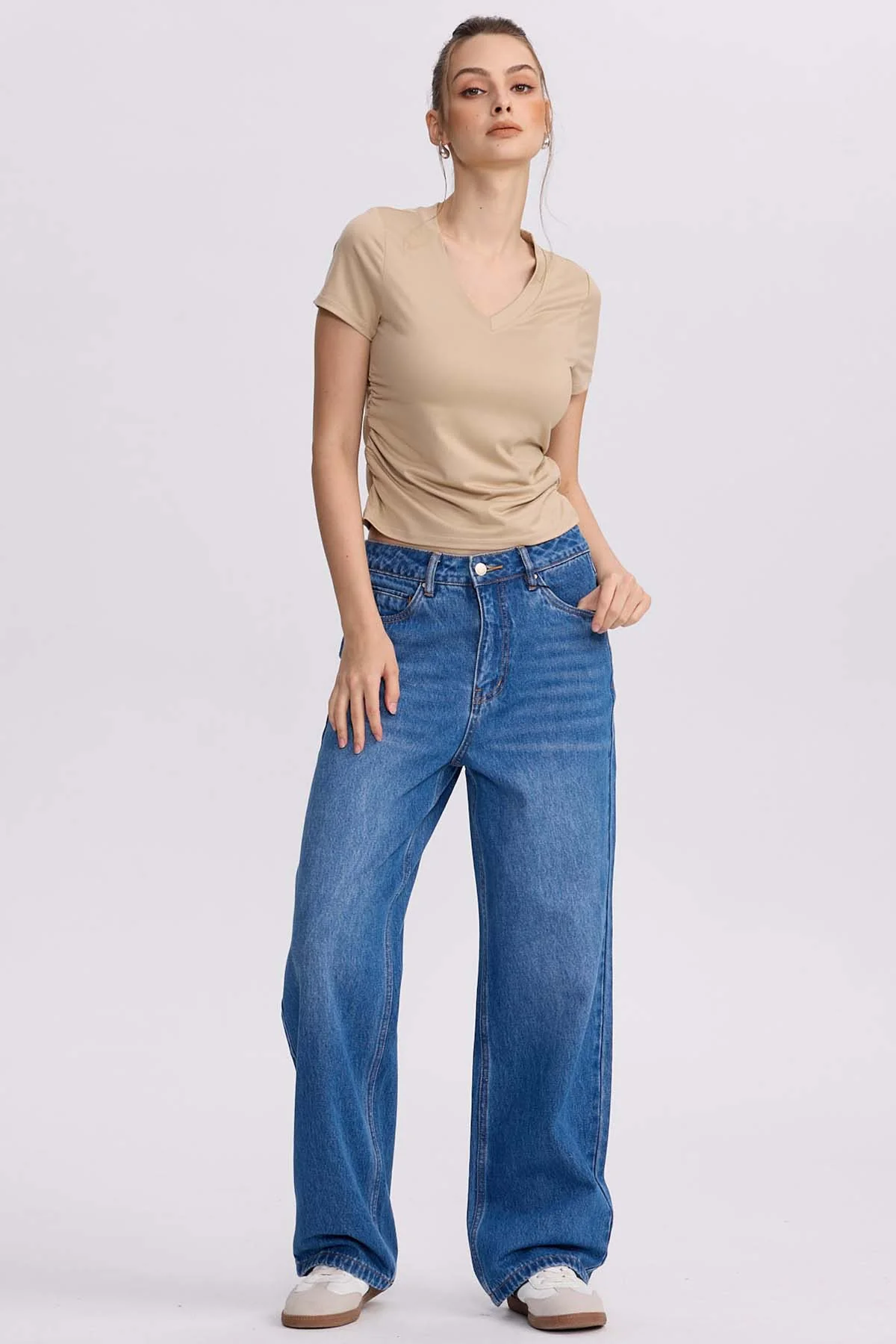 Jeans Mujer Calce Recto Cami Azul - Image 4