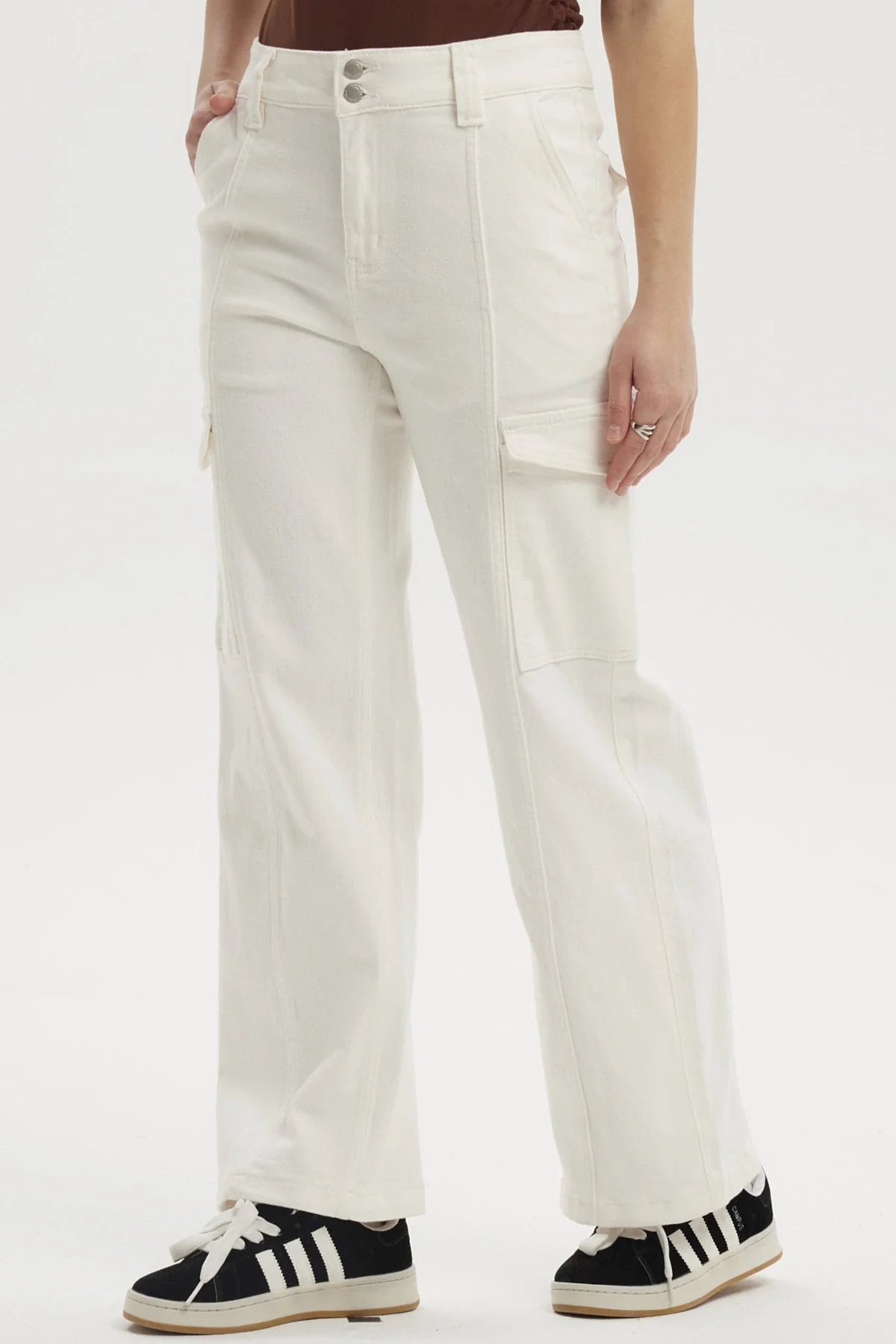 Jeans Mujer Calce Recto Color Crudo - Image 2