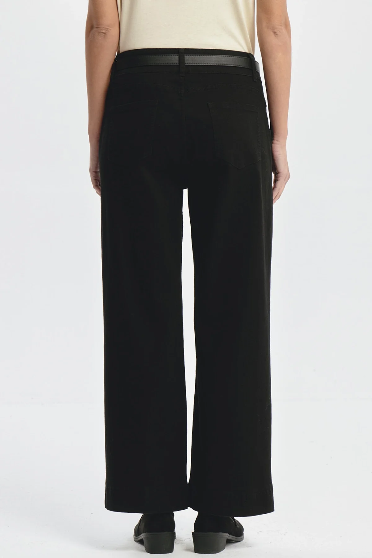 Jeans Mujer Calce Recto Negro - Image 3