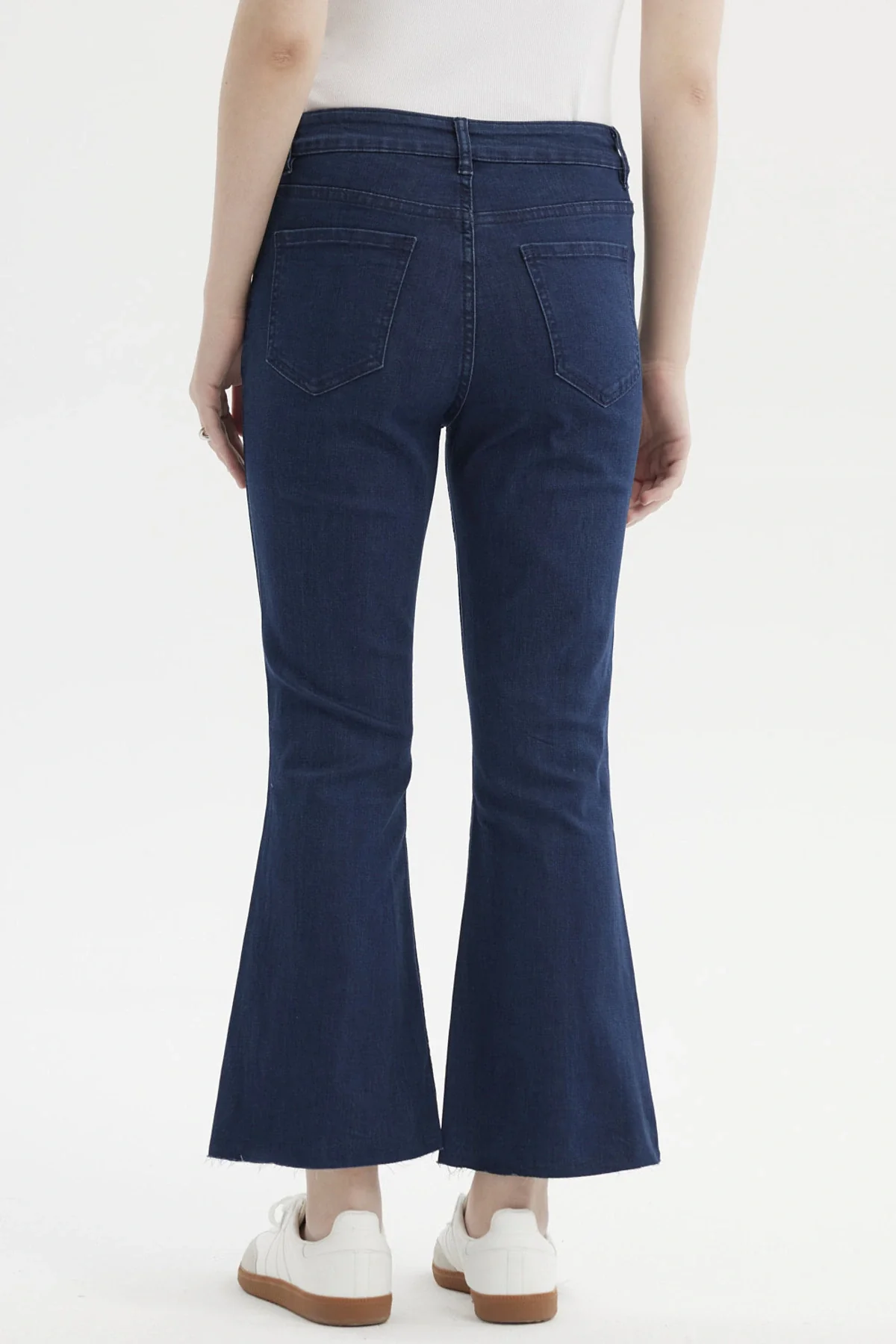 Jeans Mujer Flare Azul Oscuro - Image 3