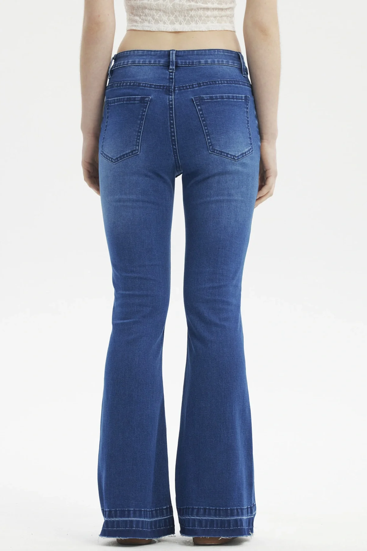 Jeans Mujer Flare Basta Azul - Image 3