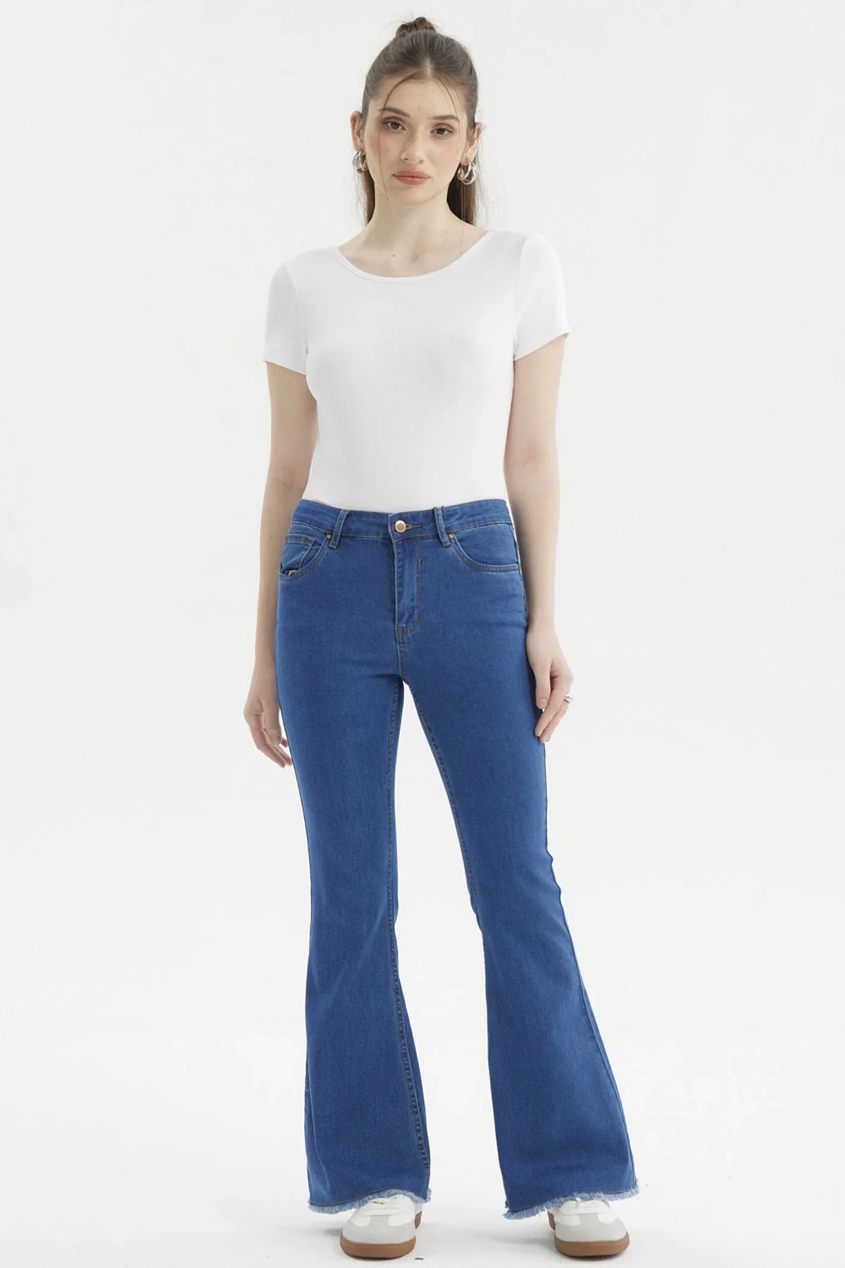 Jeans Mujer Flare Monse Azul - Image 4