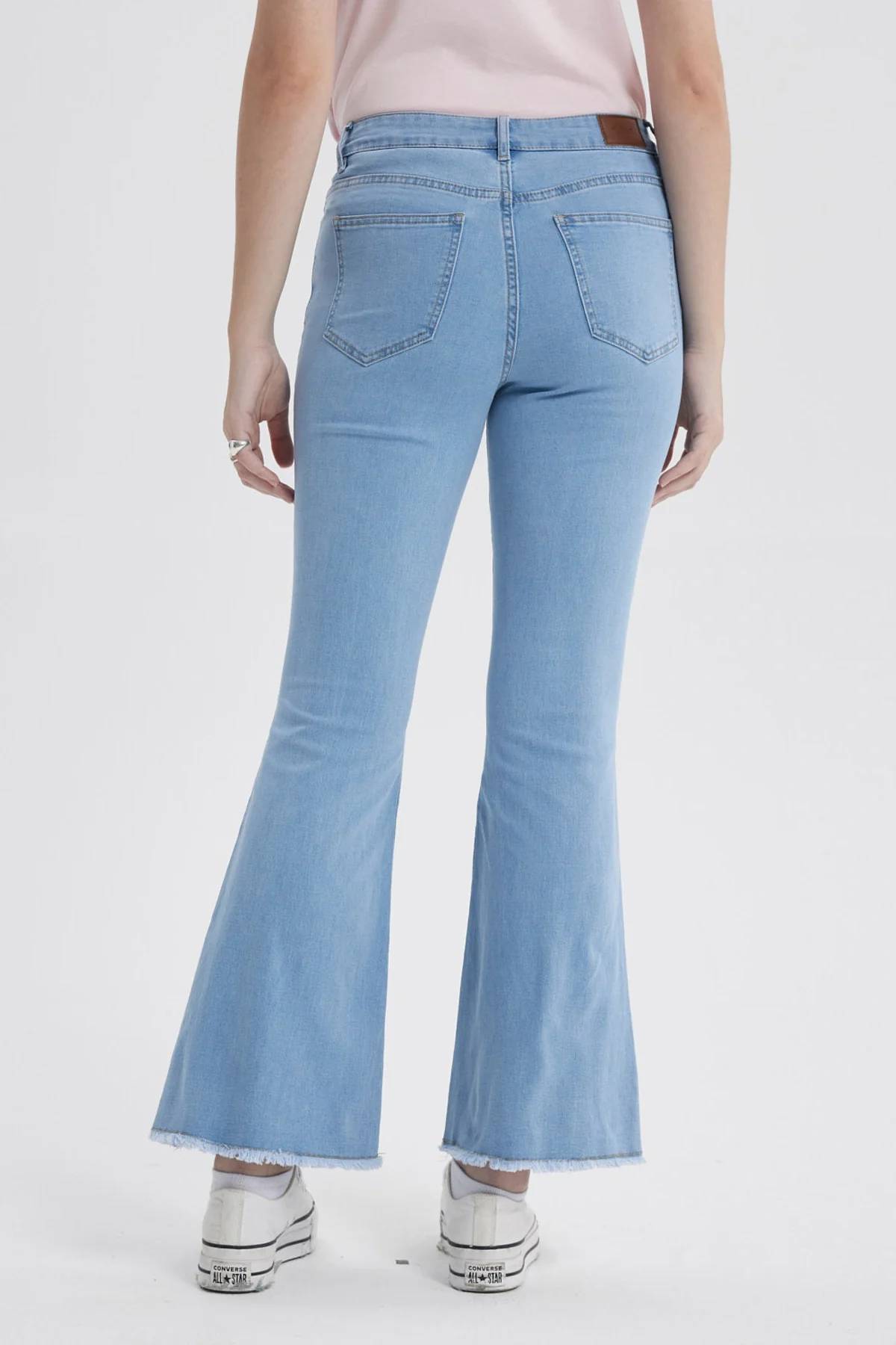Jeans Mujer Flare Monse Celeste - Image 3