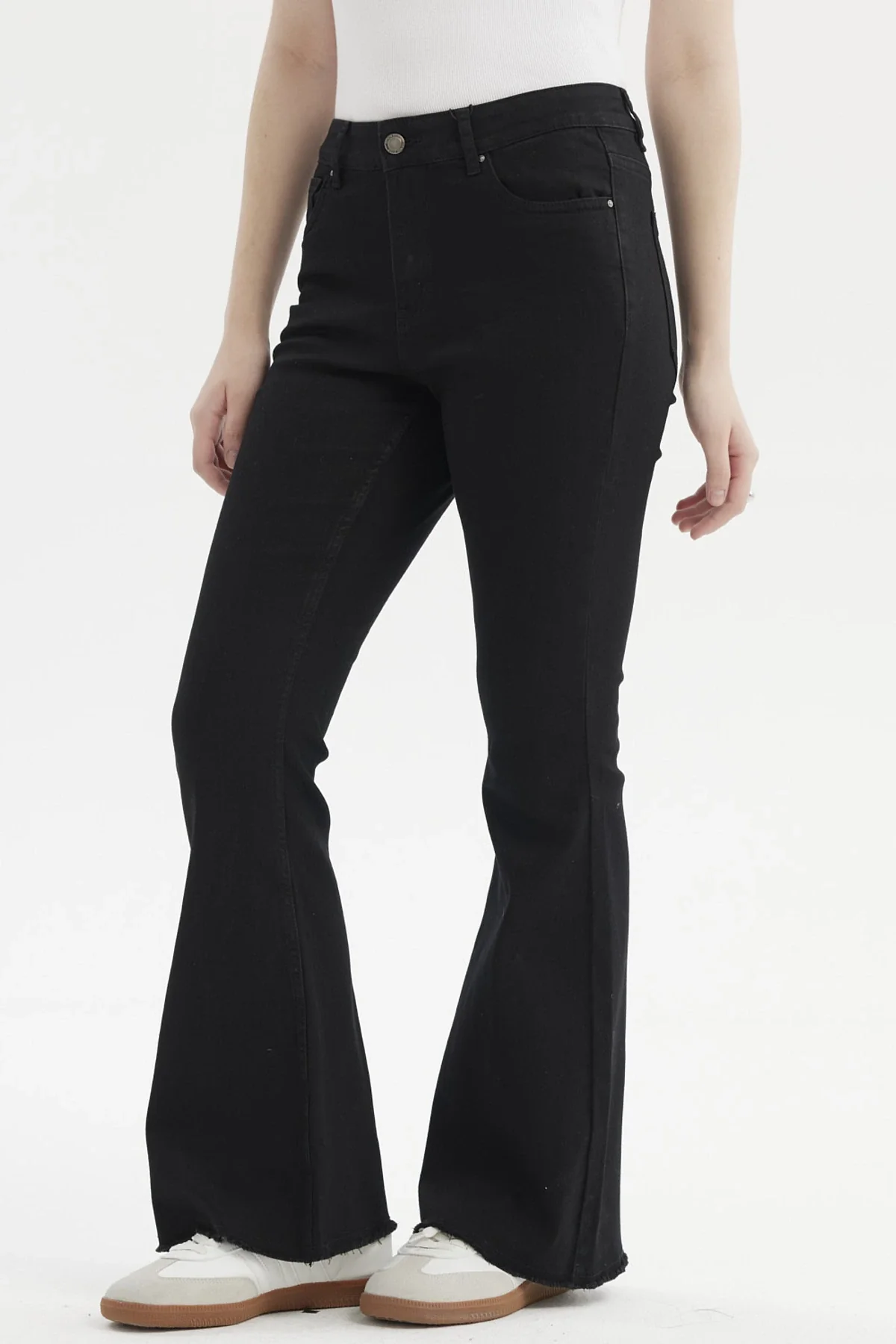 Jeans Mujer Flare Monse Negro - Image 2