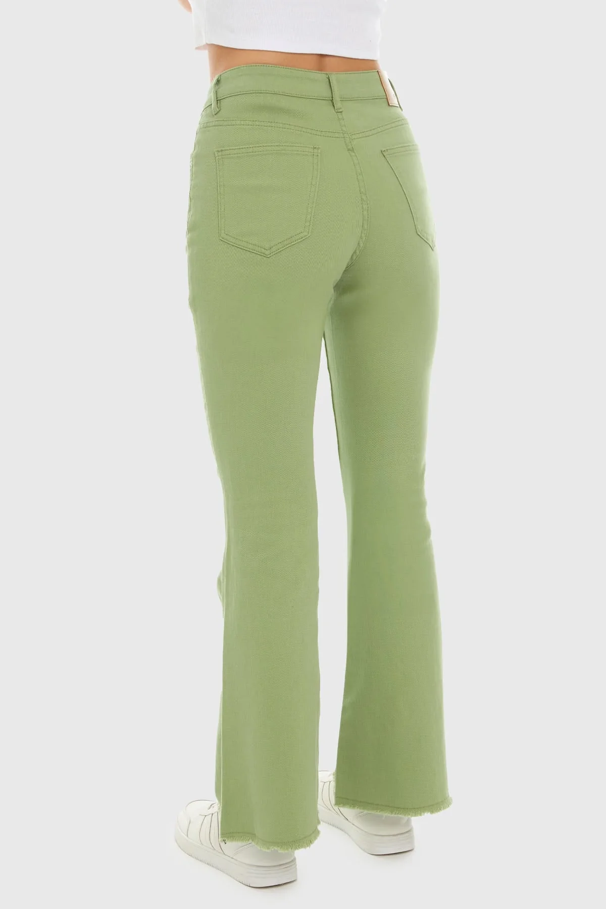 Jeans Mujer Flare Monse Verde - Image 3