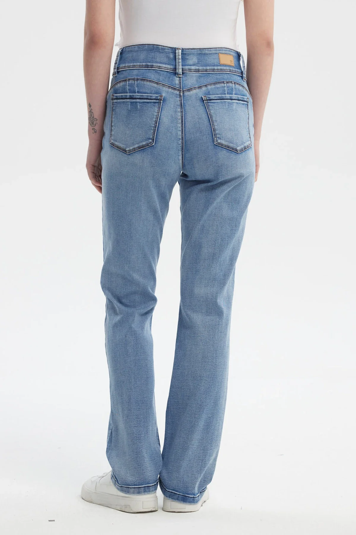 Jeans Mujer Flo Calce Recto Azul - Image 3