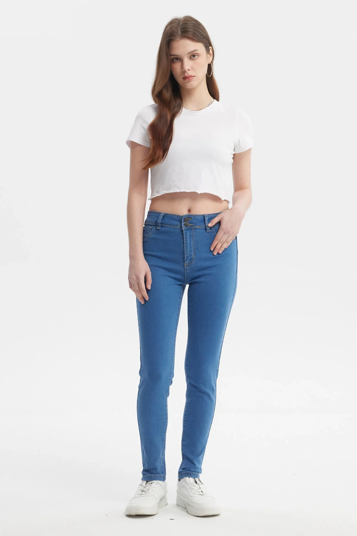 Jeans Mujer Jenny Skinny  Azul - Image 4