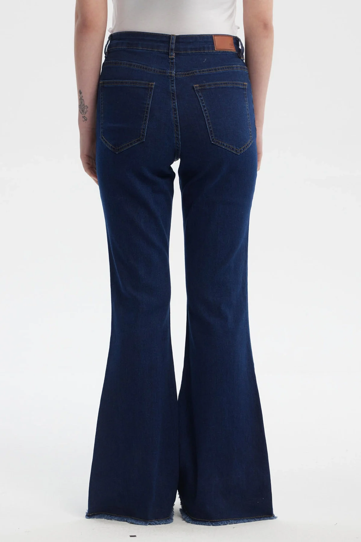 Jeans Mujer Moda Flare Azul - Image 3