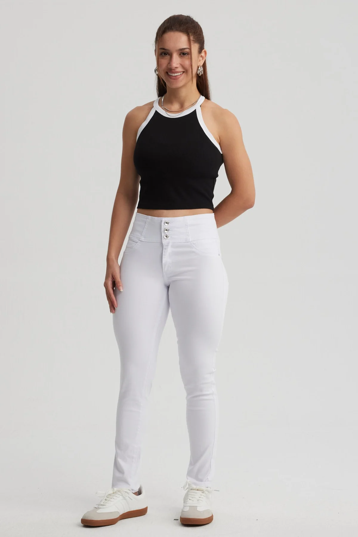 Jeans Mujer Push Up Jeny Blanco - Image 4