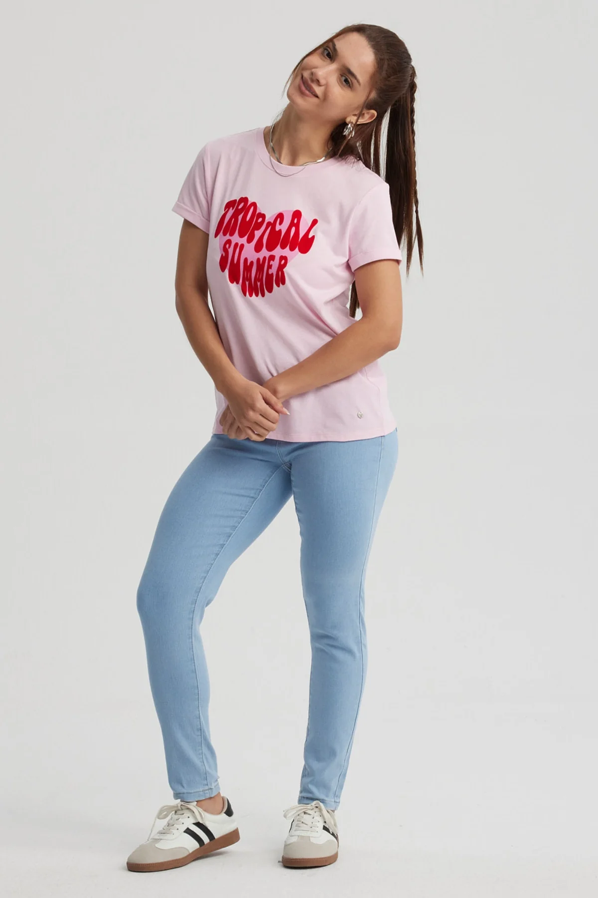 Jeans Mujer Push Up Jeny Celeste - Image 4
