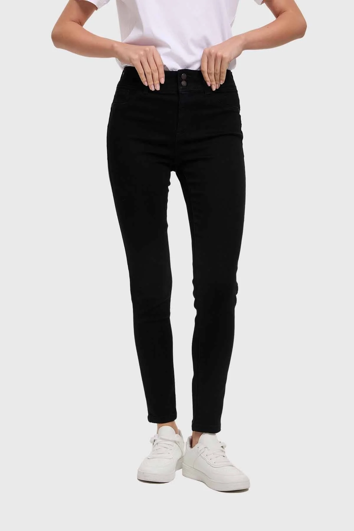 Jeans Mujer Skinny Jenny Negro - Image 5