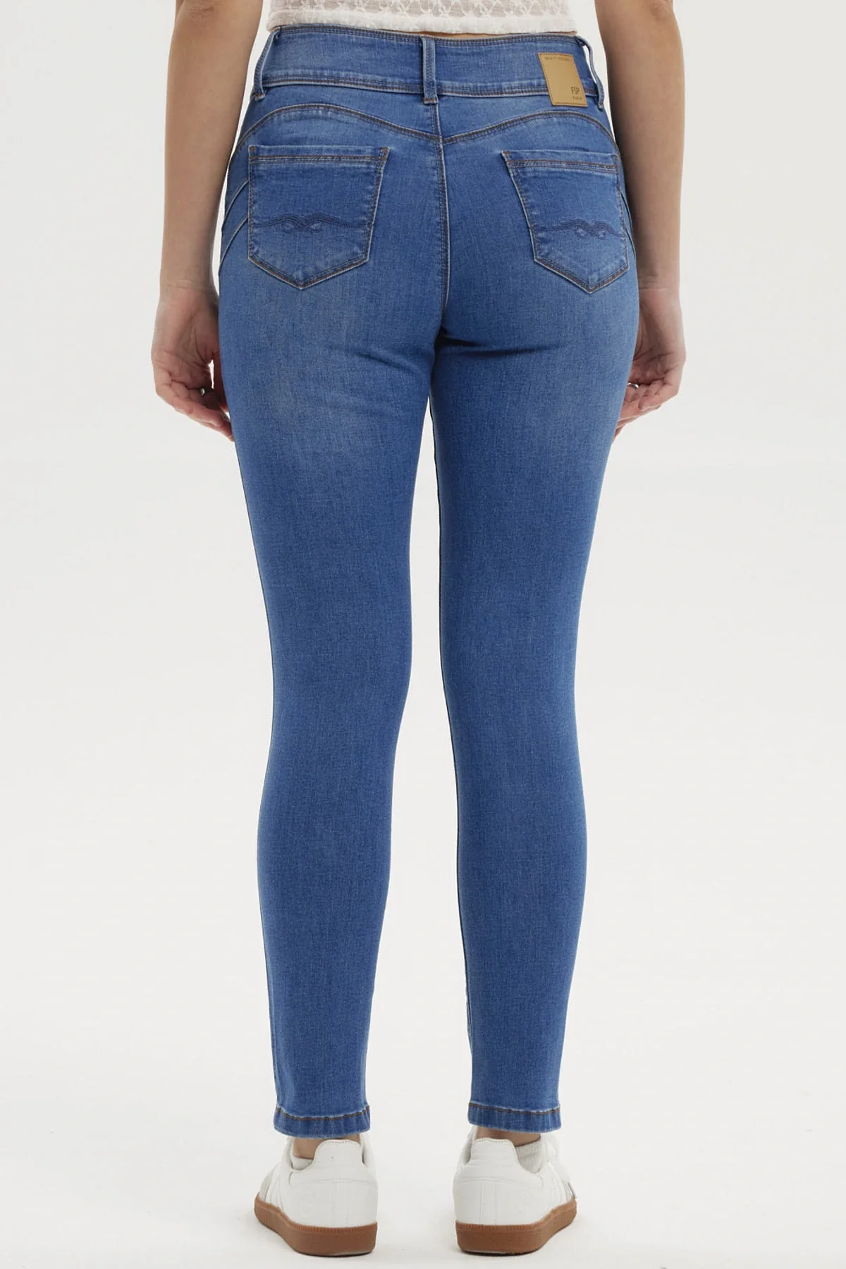 Jeans Mujer Skinny Kim Azul - Image 3