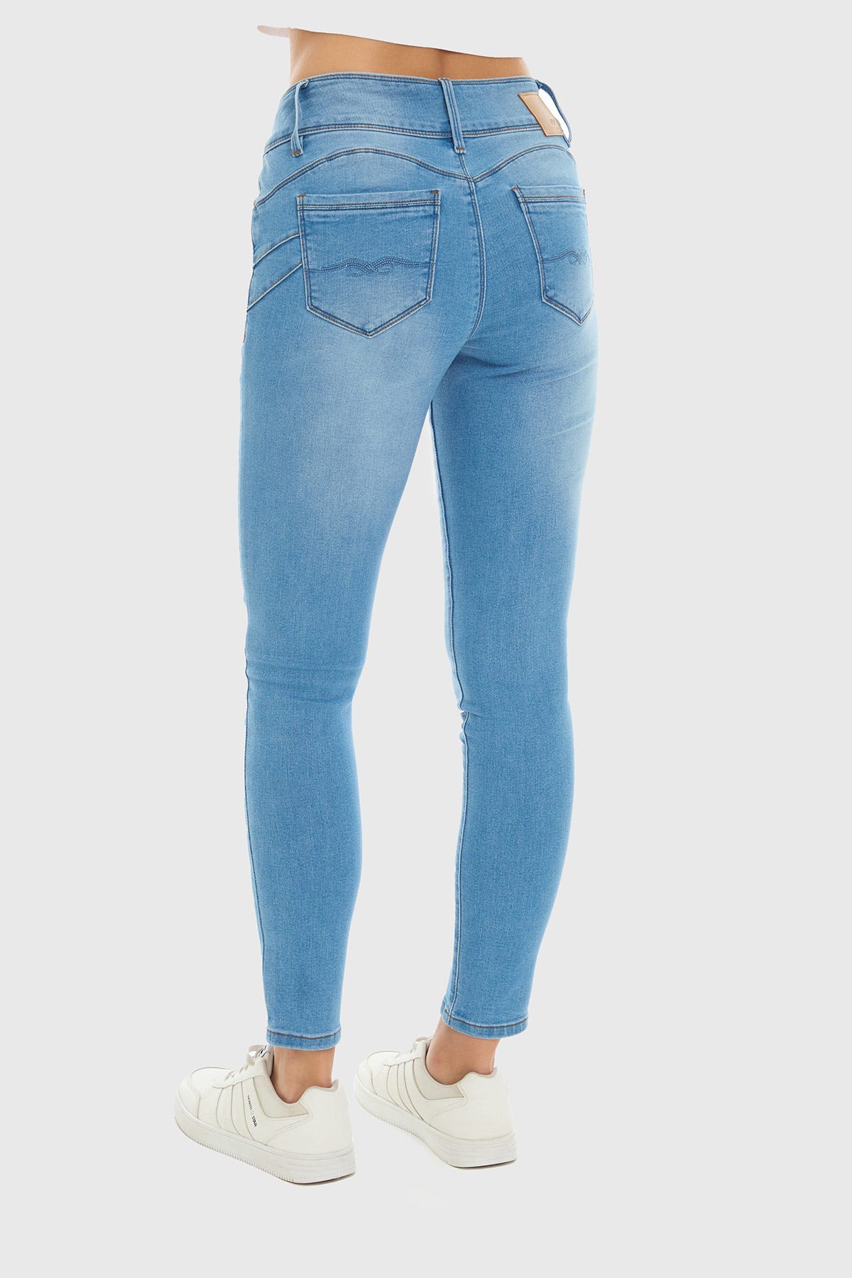 Jeans Mujer Skinny Kim Lavado Azul - Image 2