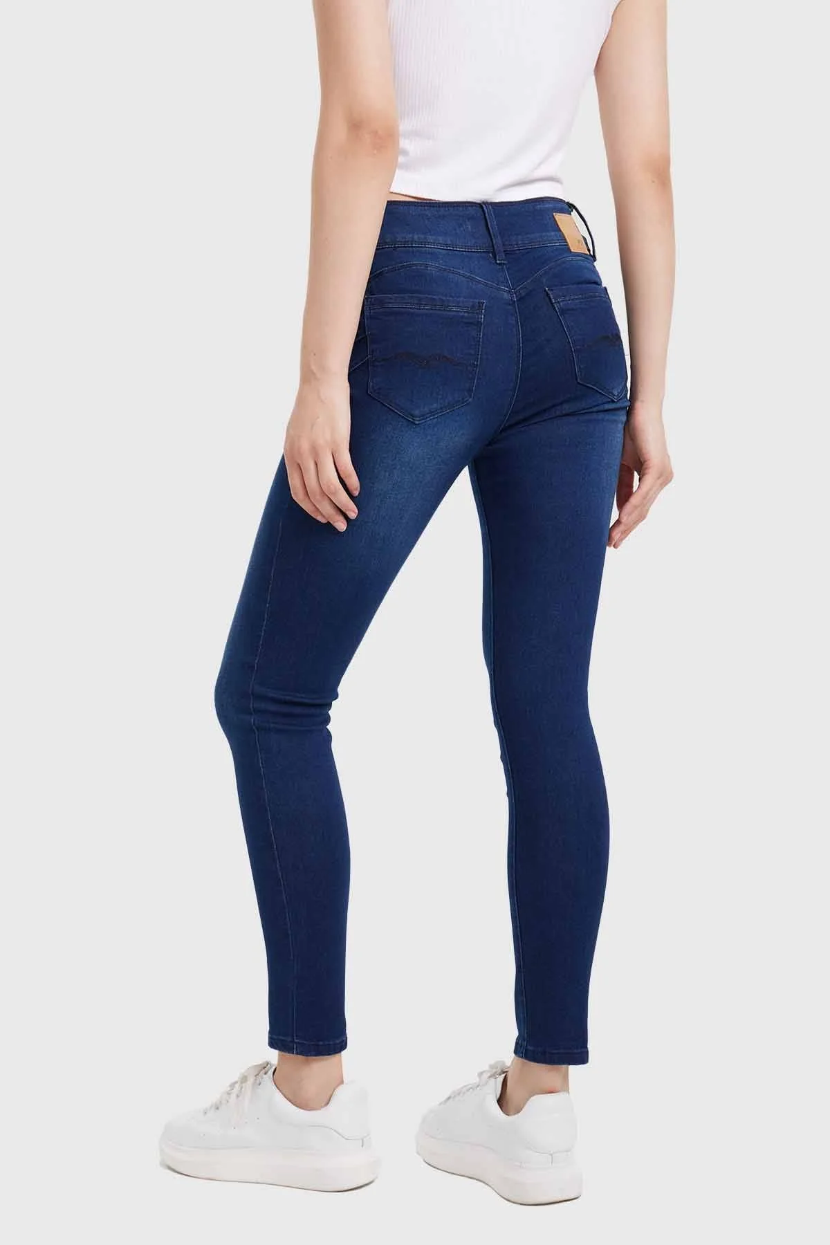Jeans Mujer Skinny Kim Lavado Azul - Image 3