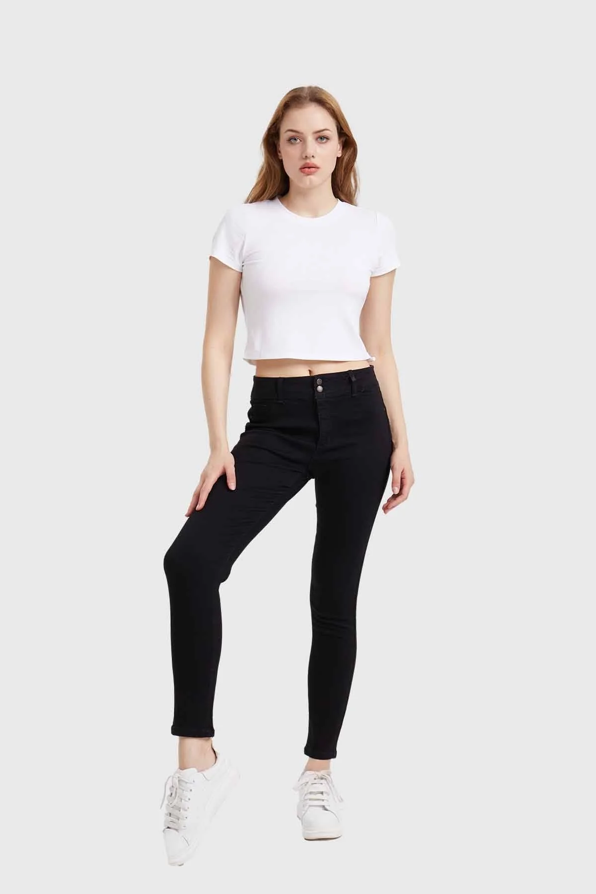 Jeans Mujer Skinny Push Up Jeny Negro - Image 4
