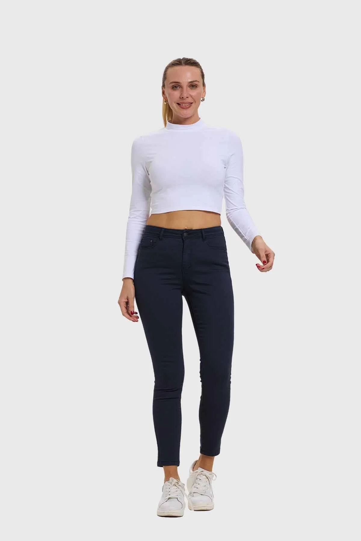 Jeans Mujer Skinny Azul - Image 4