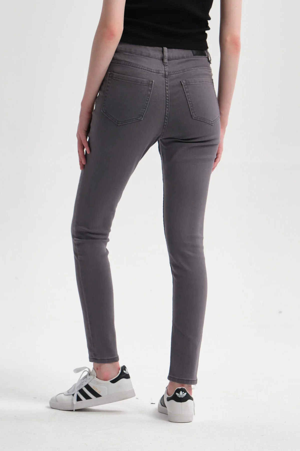 Jeans Mujer Super Skinny Emilia Gris - Image 3